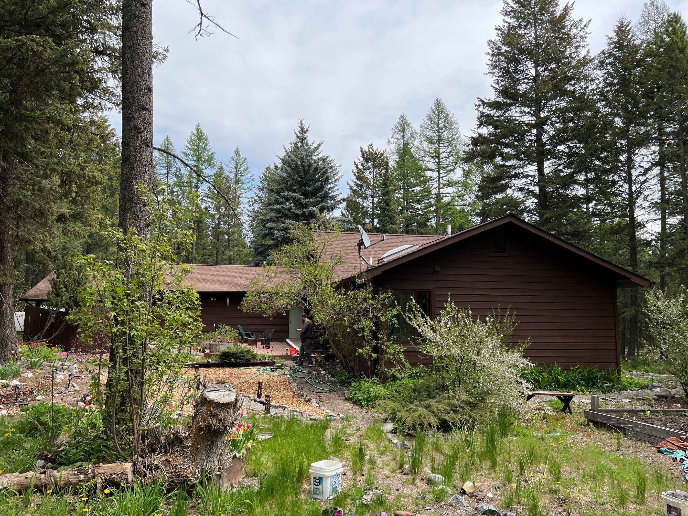 GAF Timberline HDZ - Hunter Green by Montana Roofing Solutions