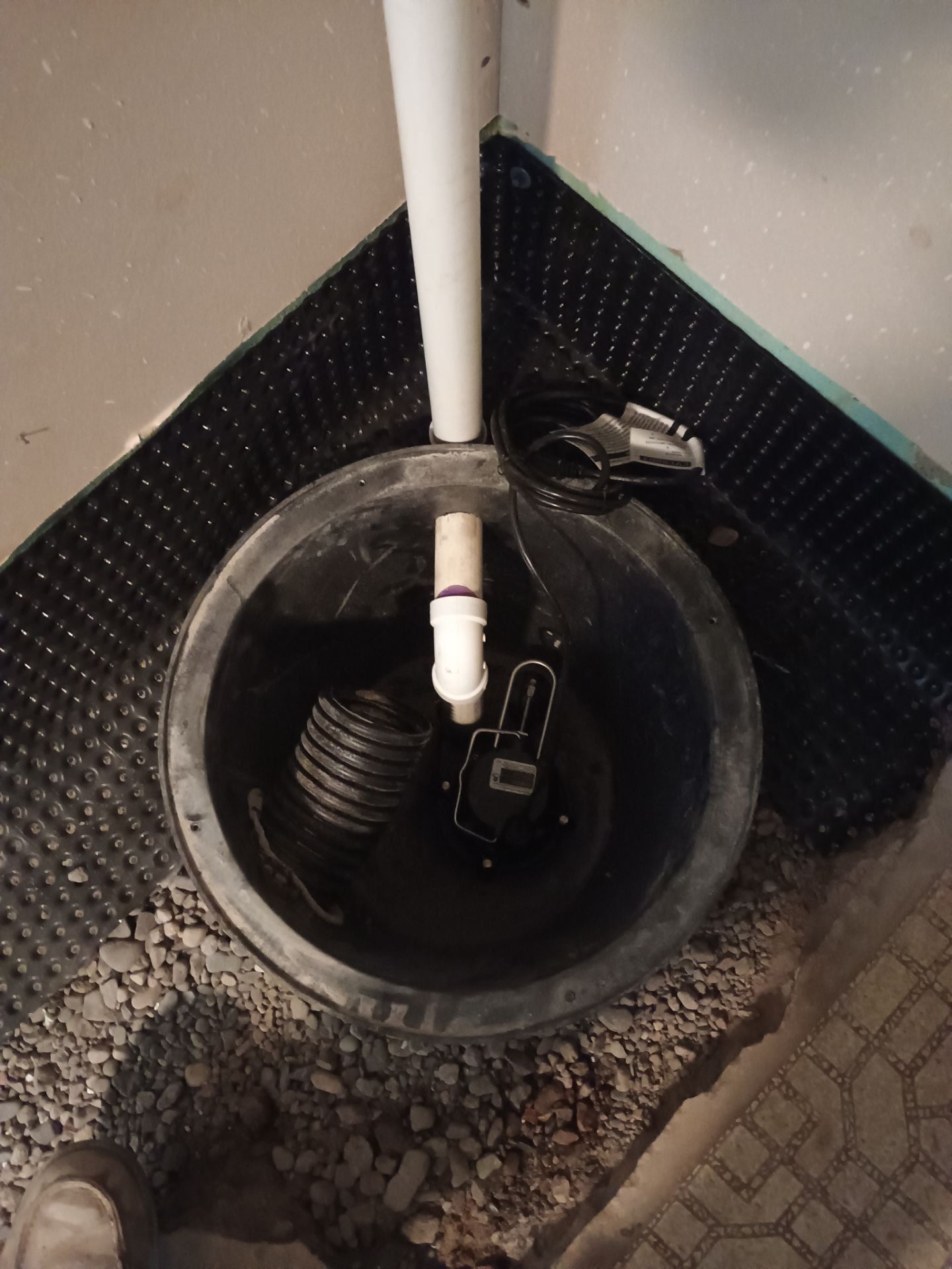 Tara’s Corner Drainage Fix by Waterproofing Northeast