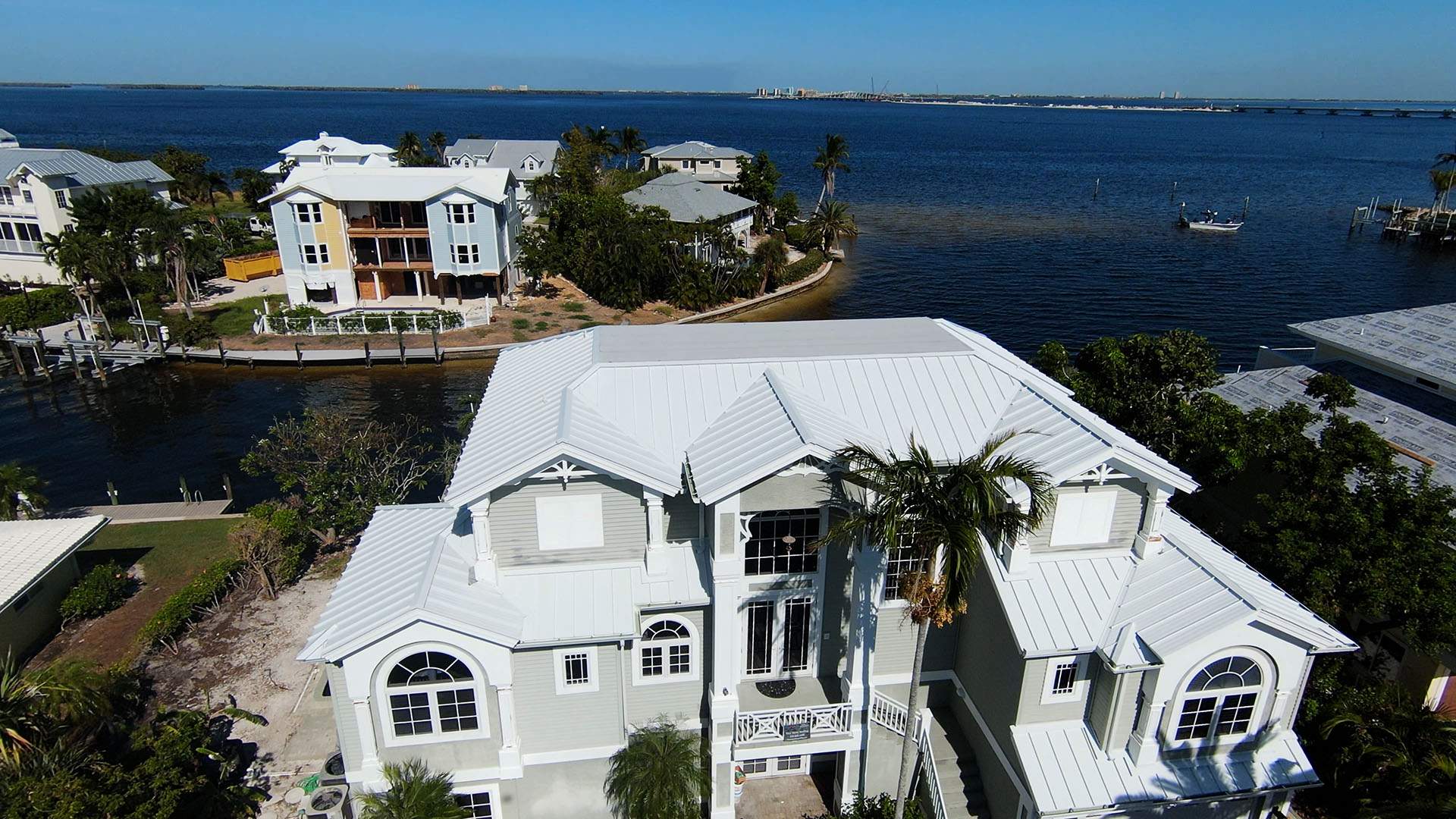 Sanibel Island Standing Seam Roof Replacement by Four Peaks Roofing