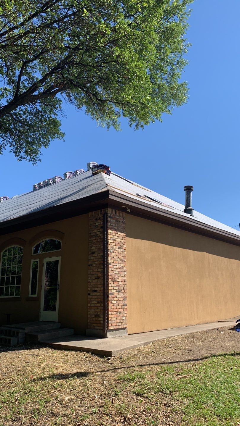Commercial Roof Installation using GAF Shingles in Dallas Texas by Elite Roofing LLC