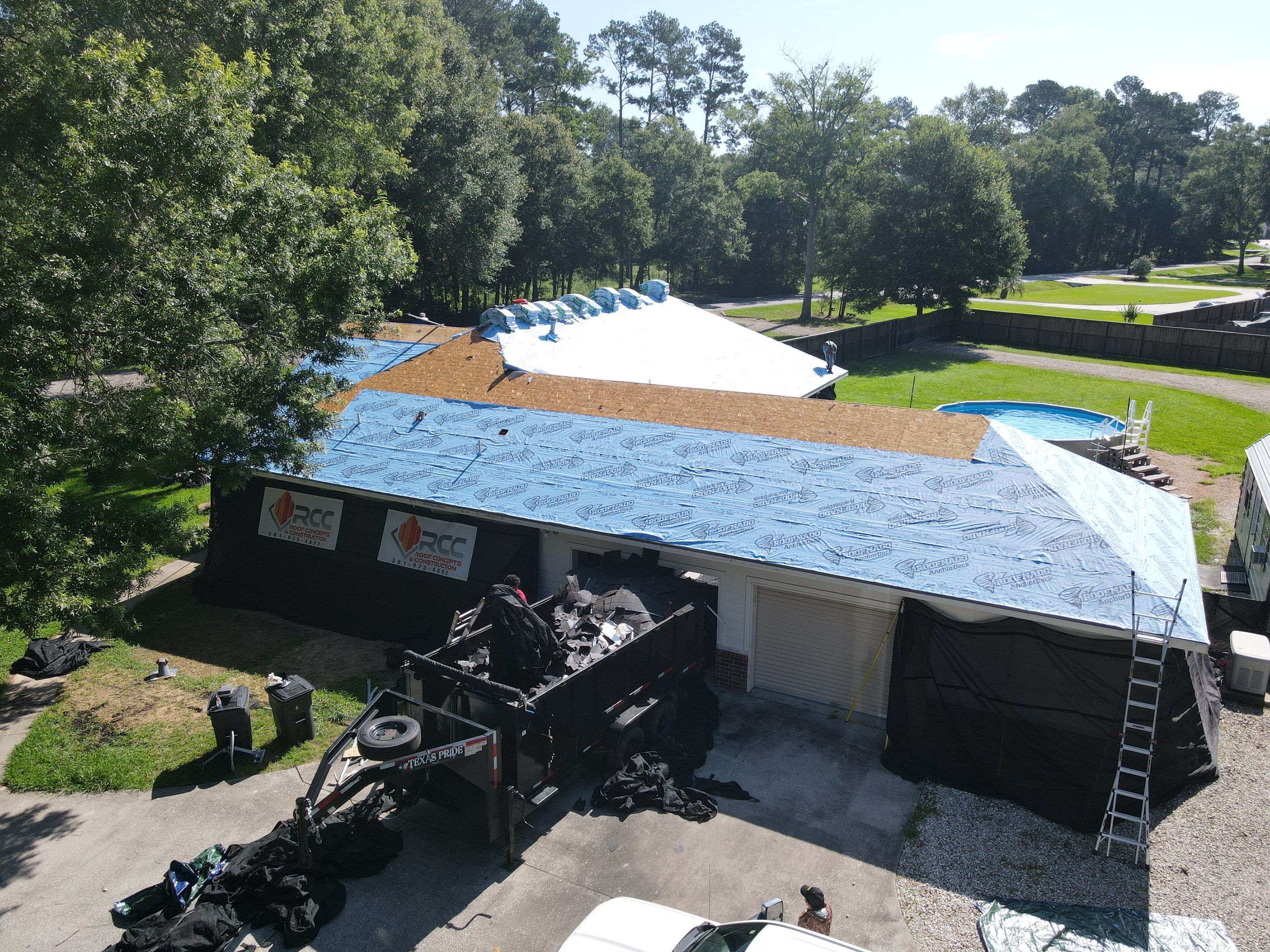 Residential Roofing Installation using Malarkey Vista Impact Resistant by Roof Concepts Construction