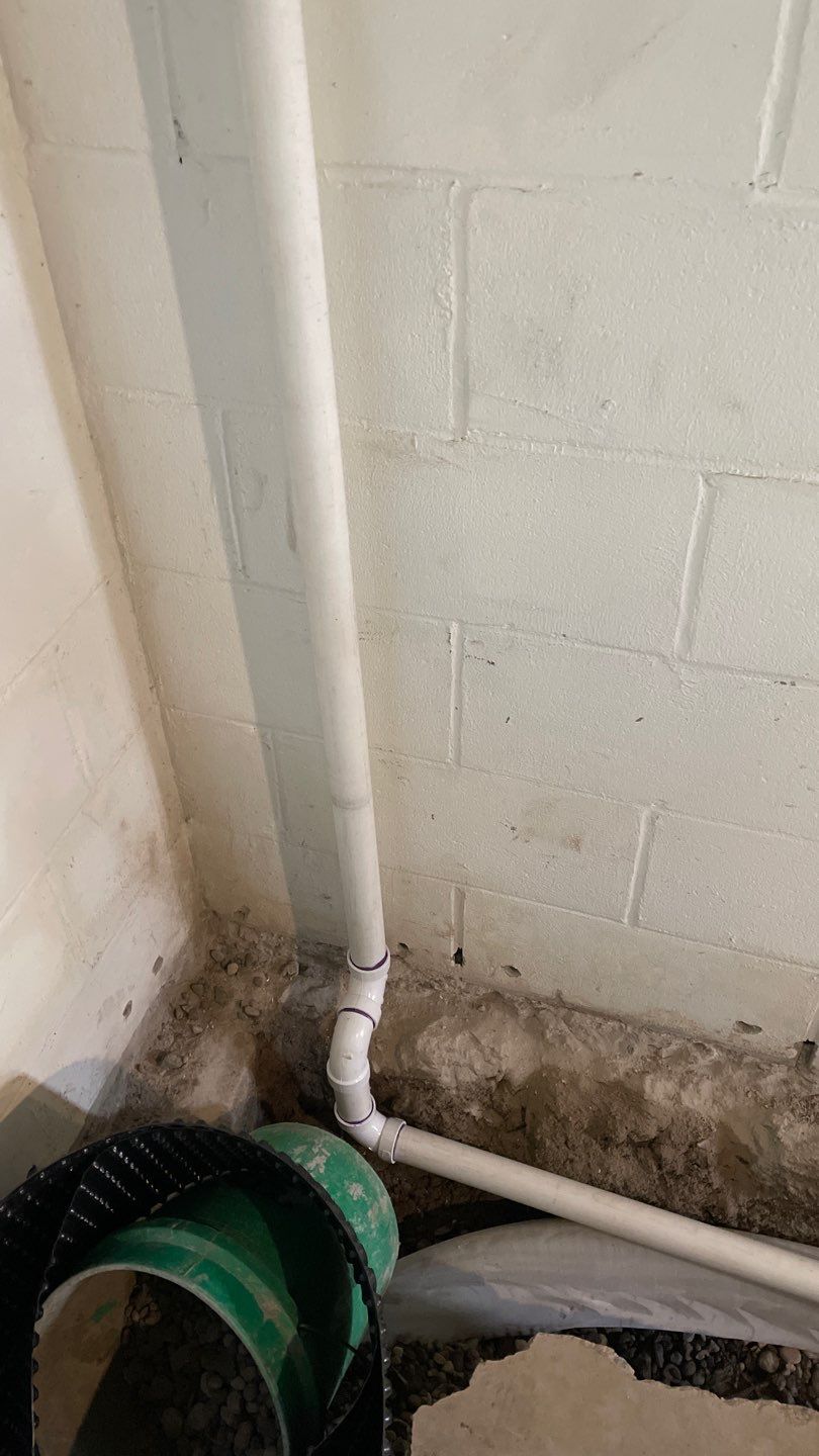 Tying Into an Existing Drain Tile System for Alec by Waterproofing Northeast