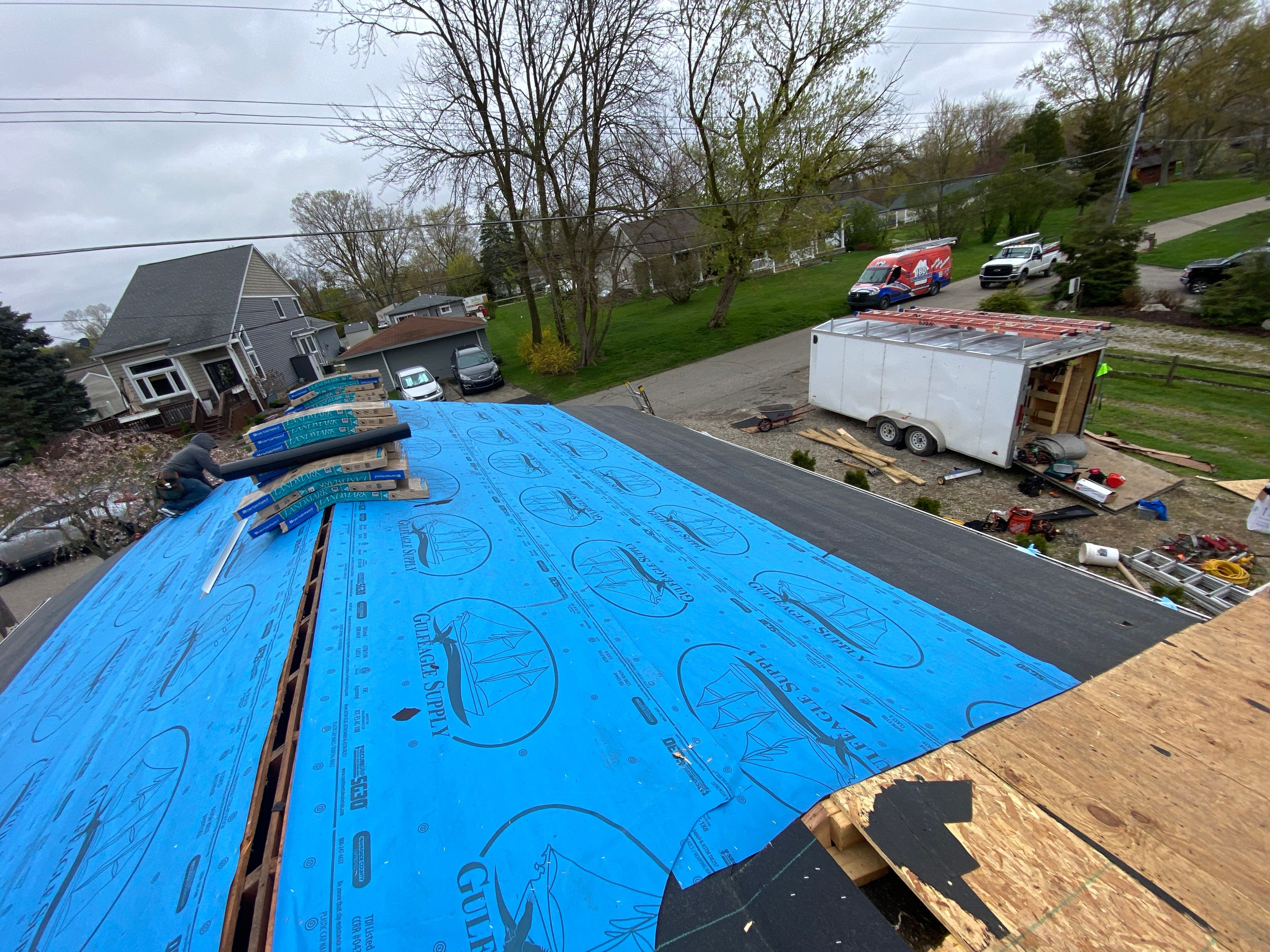 Roof Replacement using CertainTeed Landmark by 180 Contractors
