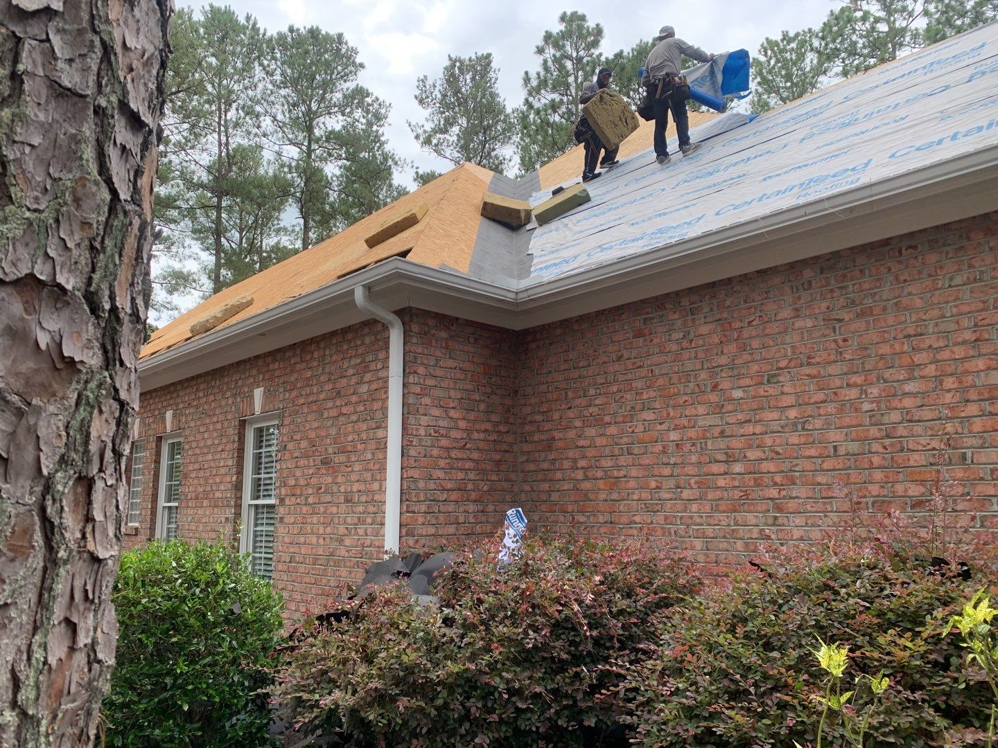 Hail Damaged Inspection / Repair / Re roof by American Roofing NC