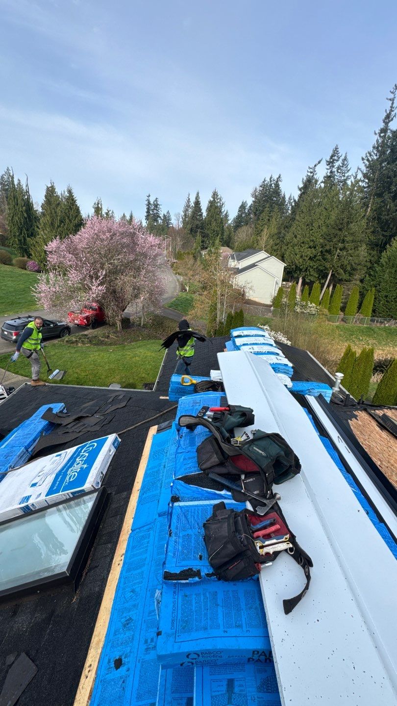 Residential Roofing Installation using GAF UHDZ Shingles by Roofing Formula LLC