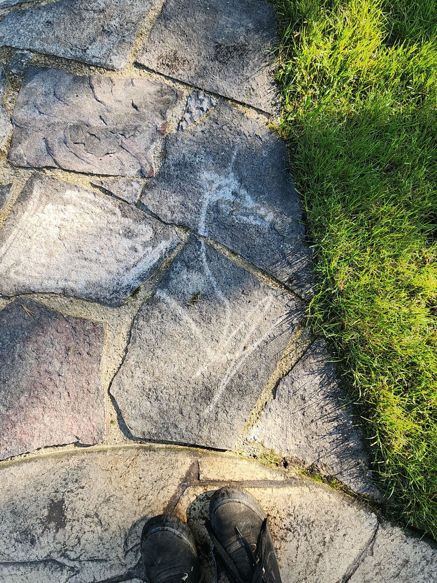 Stamped Concrete Surface Cleaning by Northern Power Washing LLC.