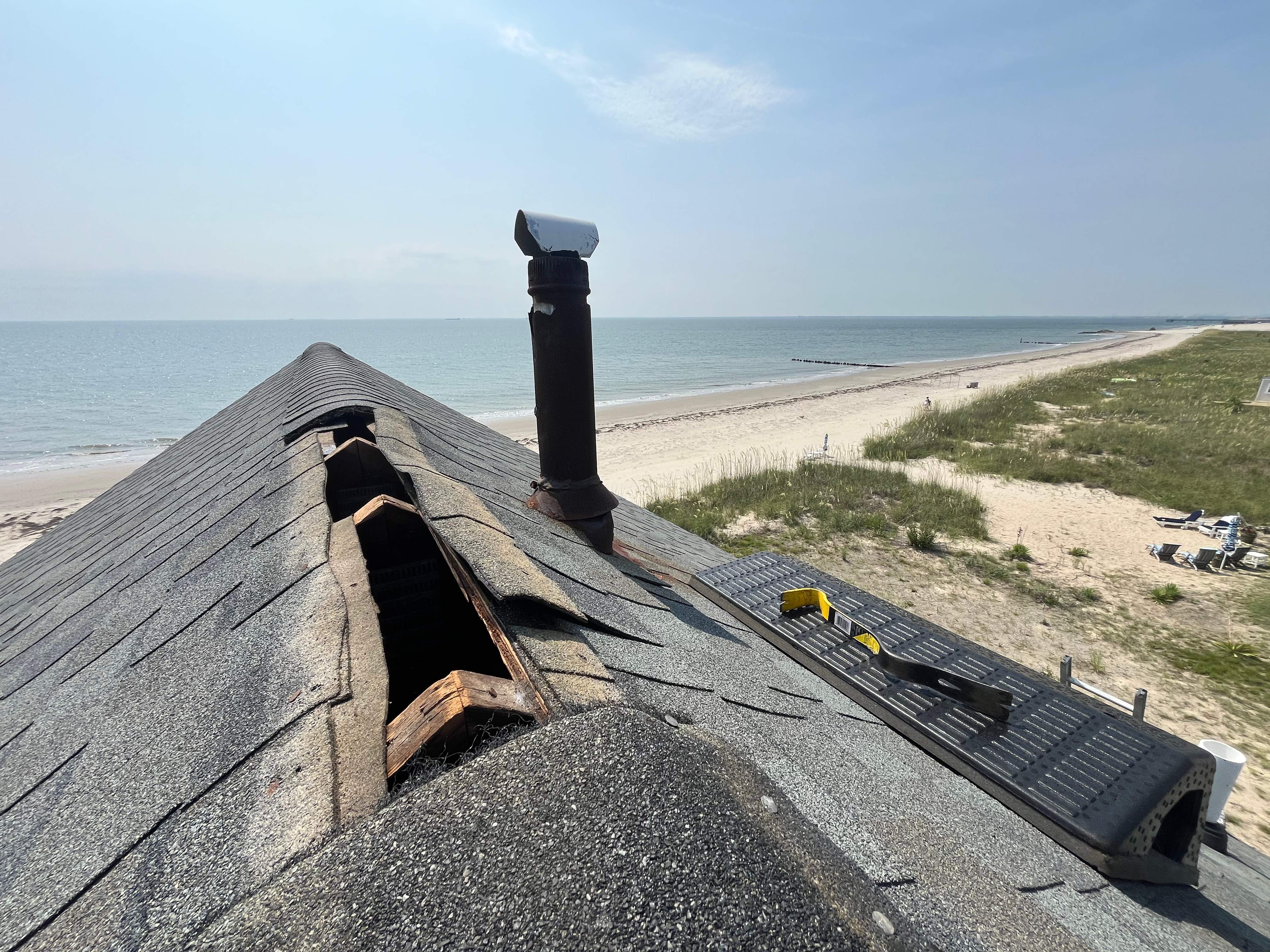 Furnace Exhaust B-Vent in Hampton by Premier Chimney and Roofing