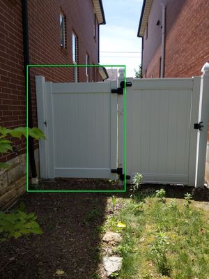 White Vinyl Gate Replacement – St. Louis, MO by Legendary Services Company LLC.
