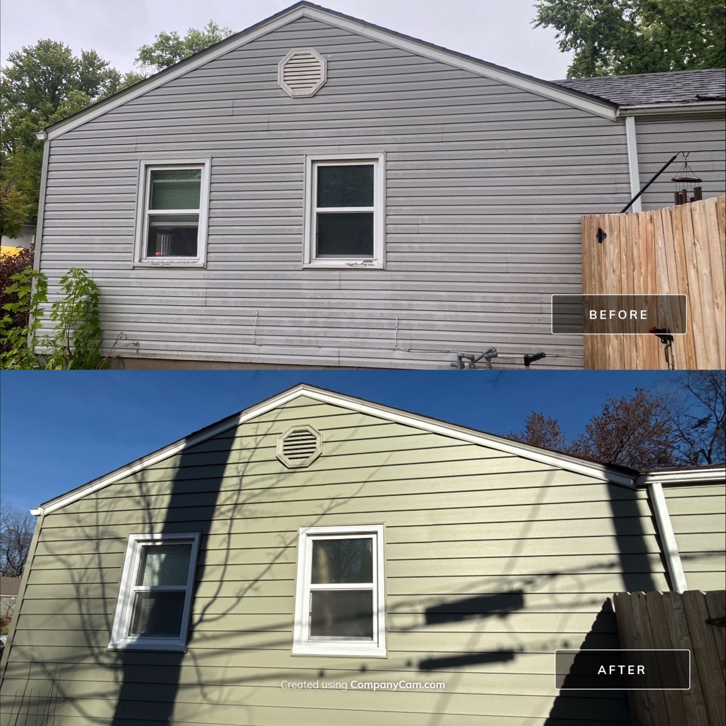 A whole new look for this Gladstone Home by EEC Windows, Siding & Roofing