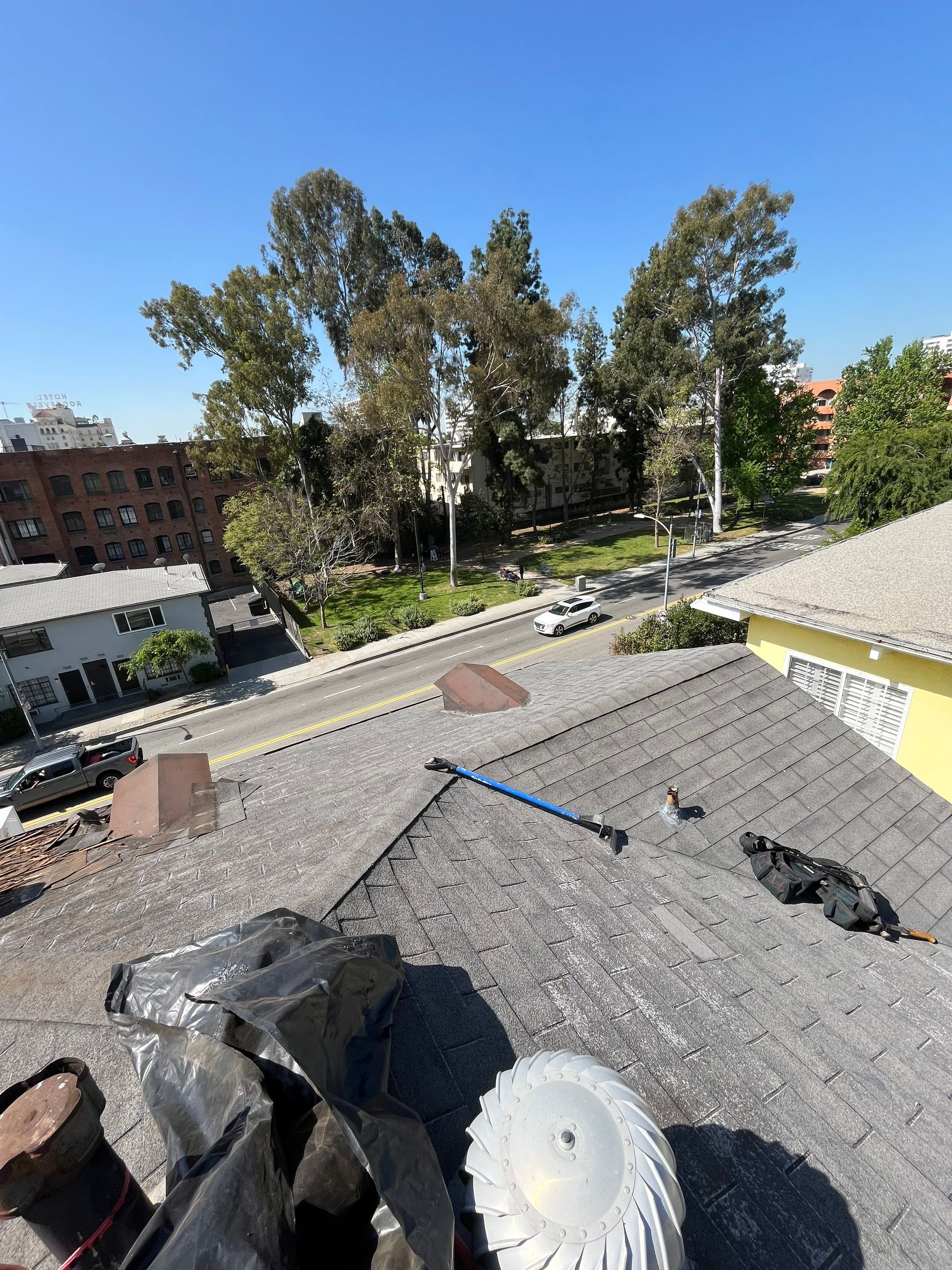 Roof Replacement at the Magic Castle Hotel- Los Angeles, CA 90028 by Epic Roof Replacement