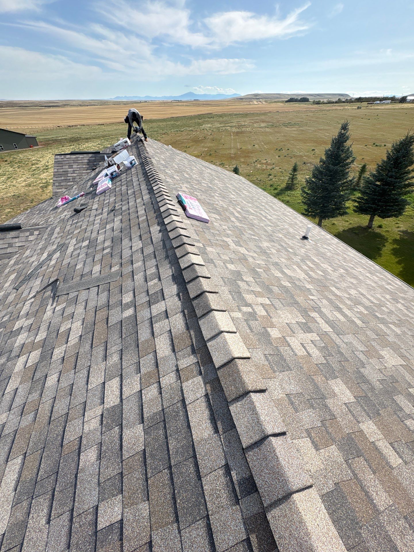 Owens Corning Architectural Shingle Roof Replacement in Great Falls by KQC Roofing