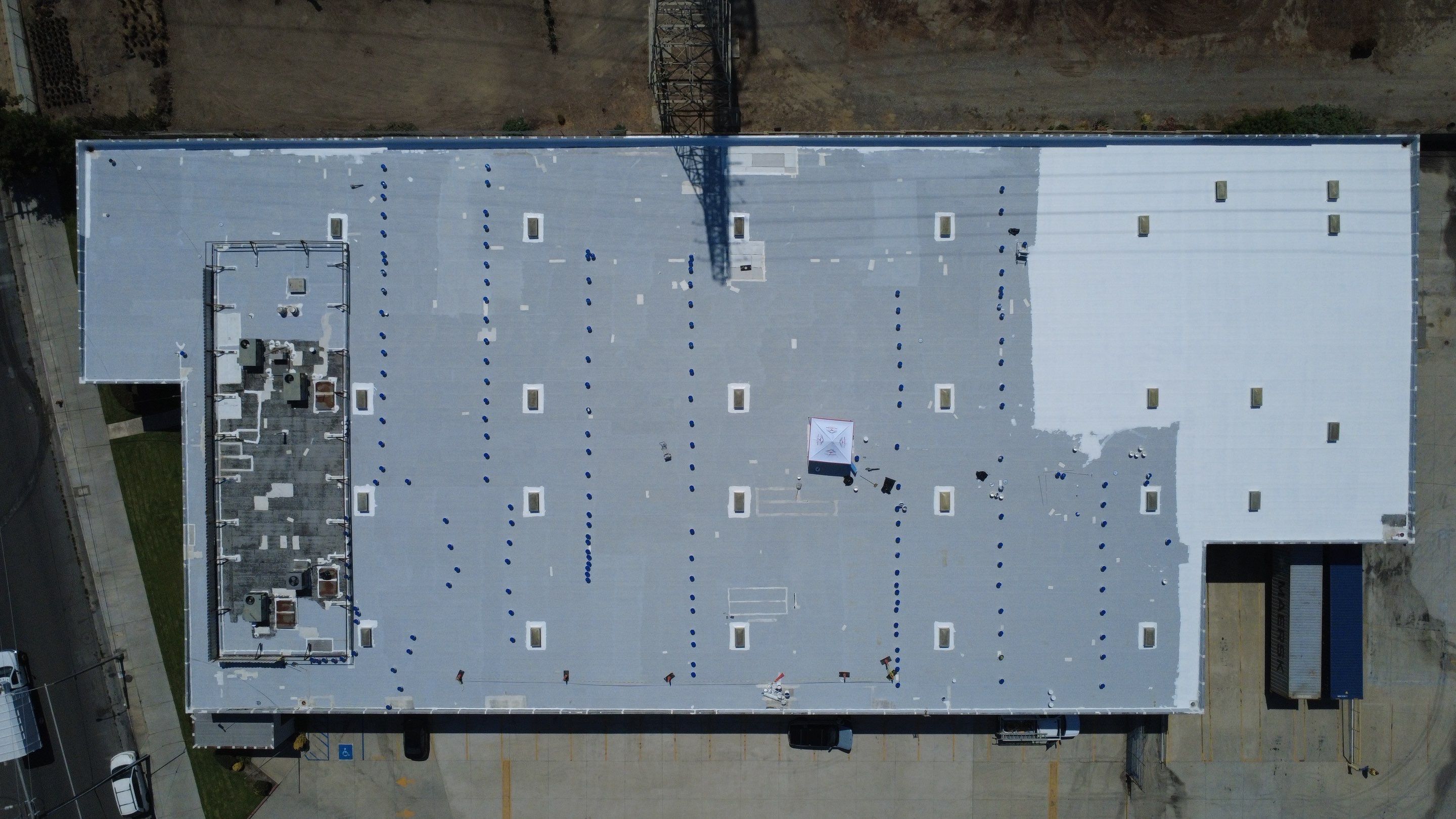 40,000 sqft Warehouse in Long Beach by Hull Brothers Roofing