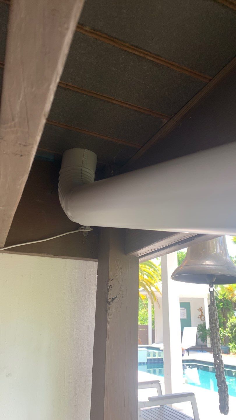 Seamless Gutter Installation using Galvanized Gutters by Gutter Professors