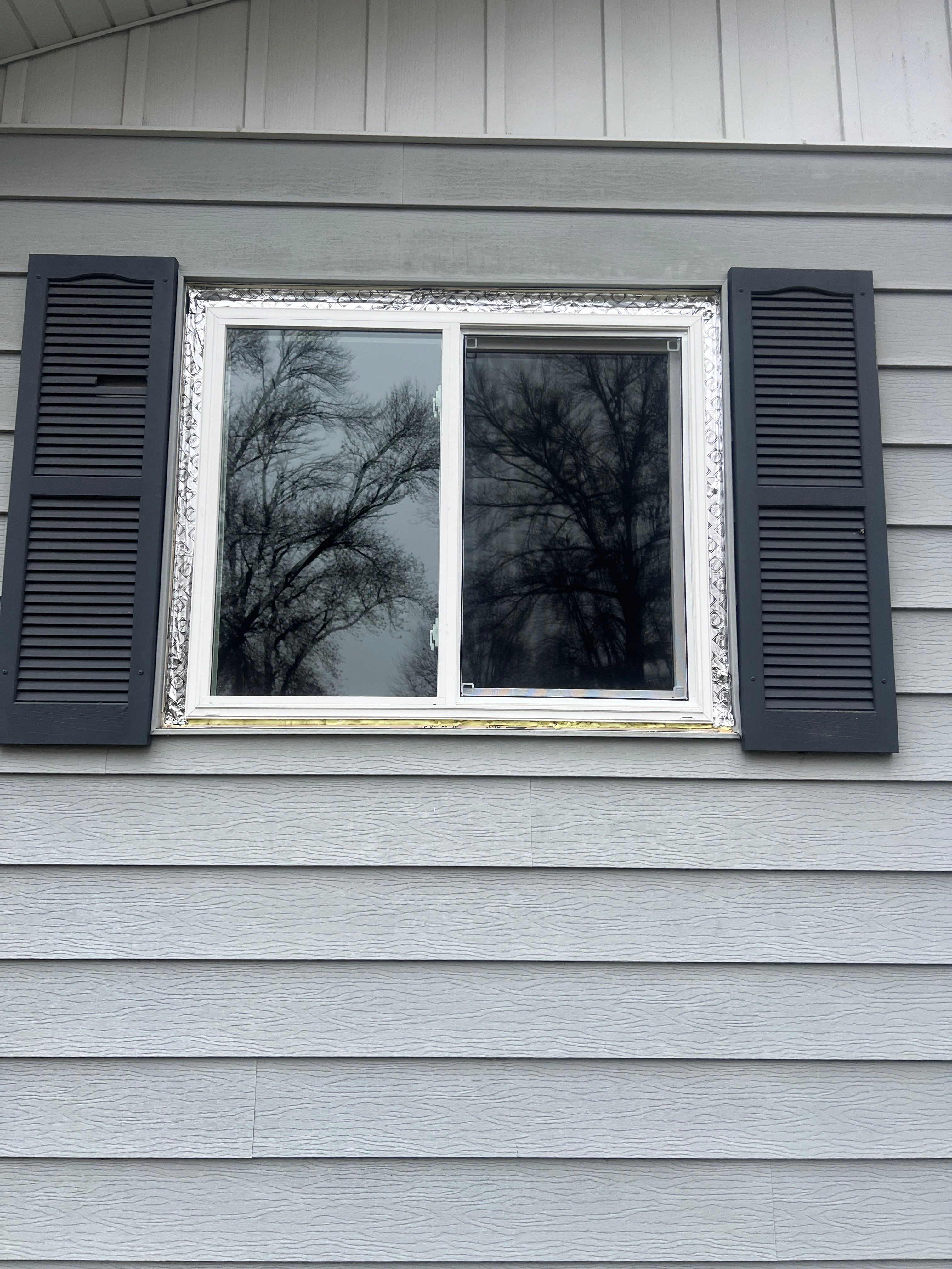 Window installation by United Windows and Siding LLC