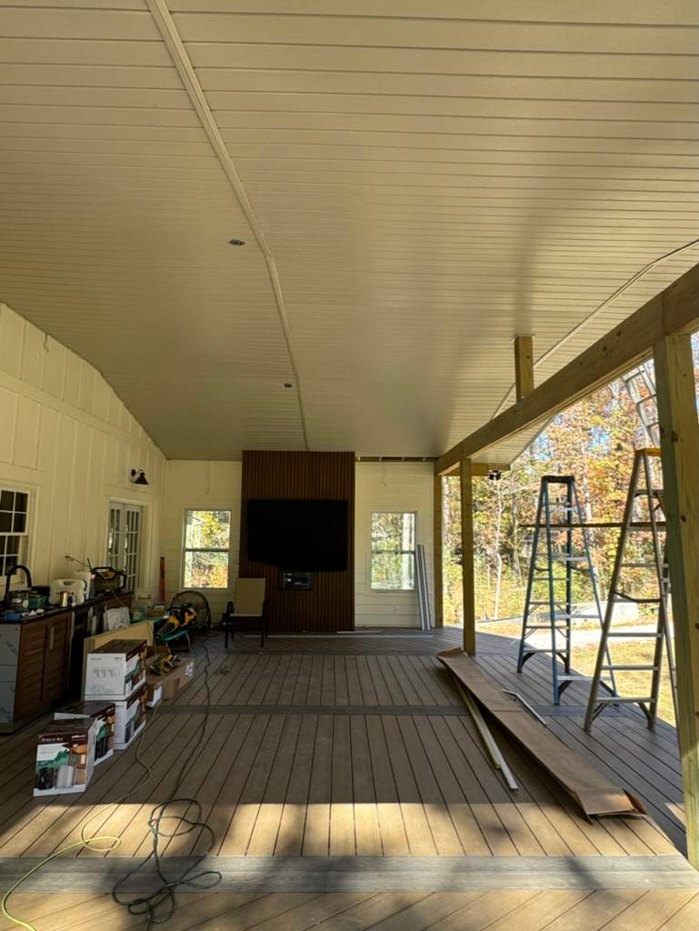 Composite Porch by Pillar and Pine