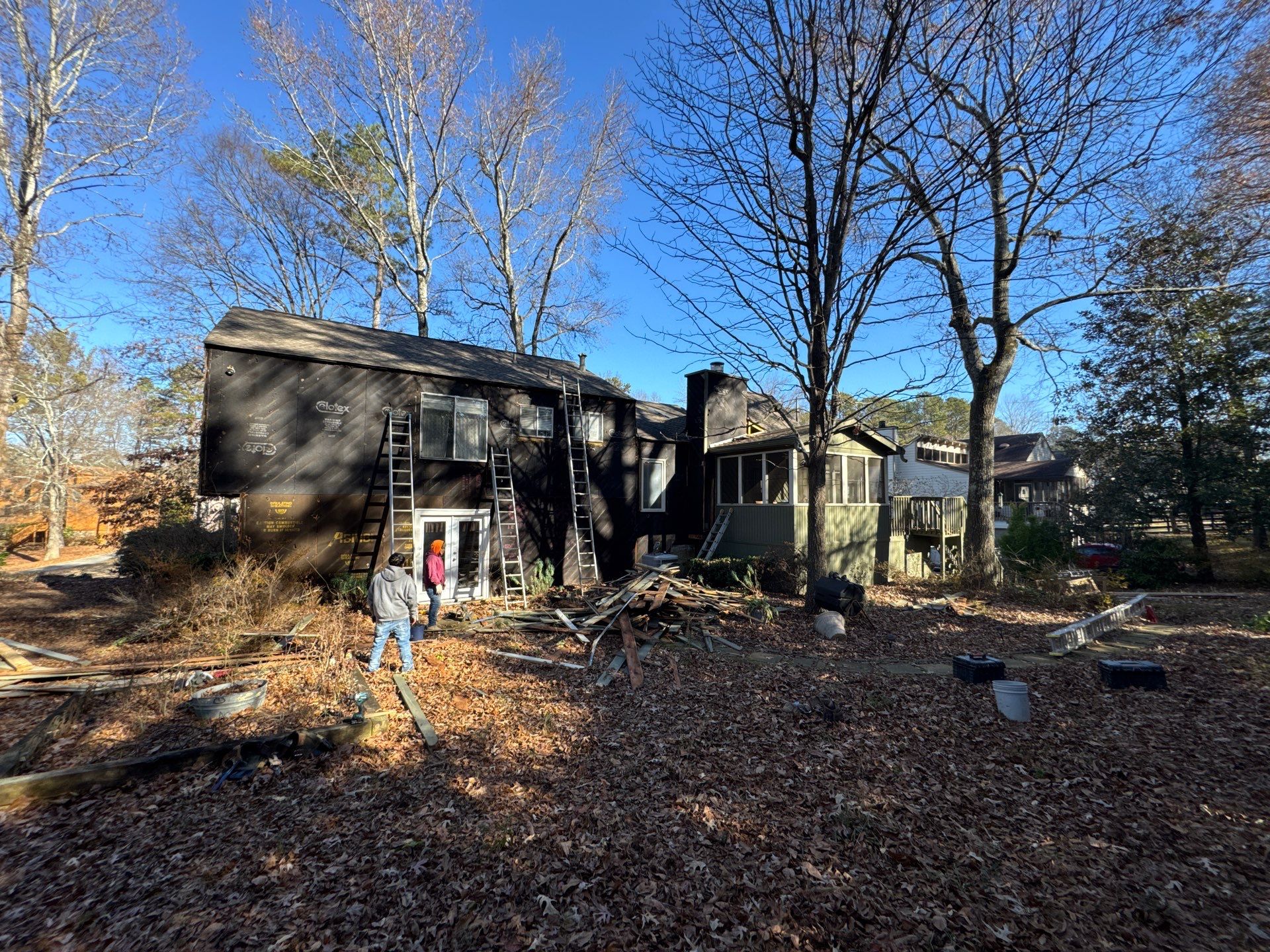 Full Exterior Siding Replacement and Deck Renovation in Marietta by Swift Home Renovations