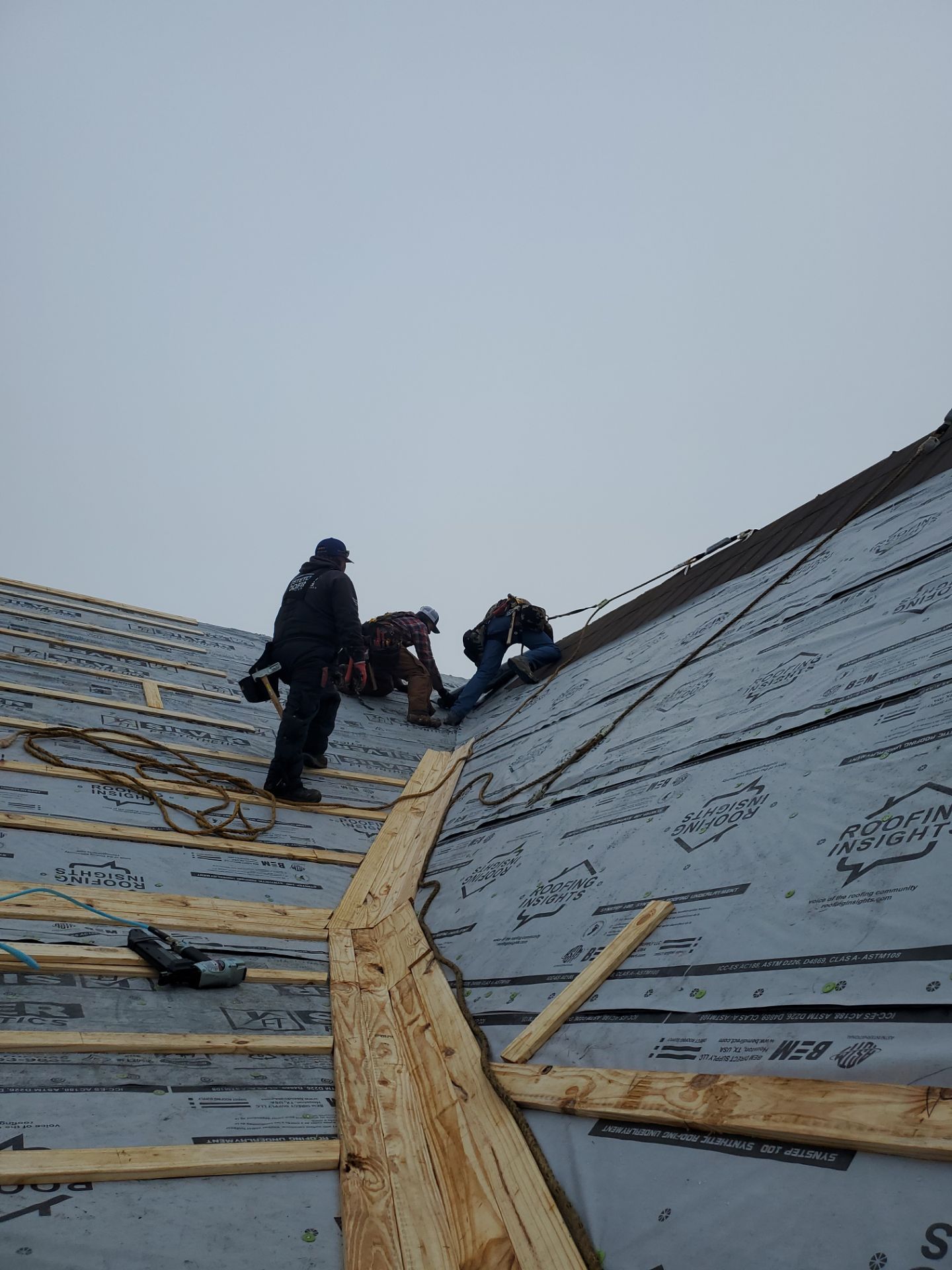 Residential Metal Roof Replacement using Reed's Metals: 26 GA. Colored Residential Metal Panels (Ivory) by Hostetler Roofing
