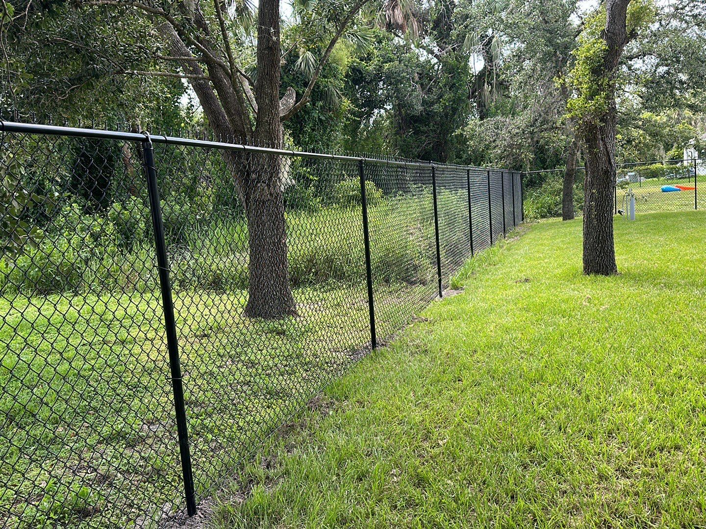 Chain-link Fence Installation using Chain-link Fence by Asap fence and gates, LLC