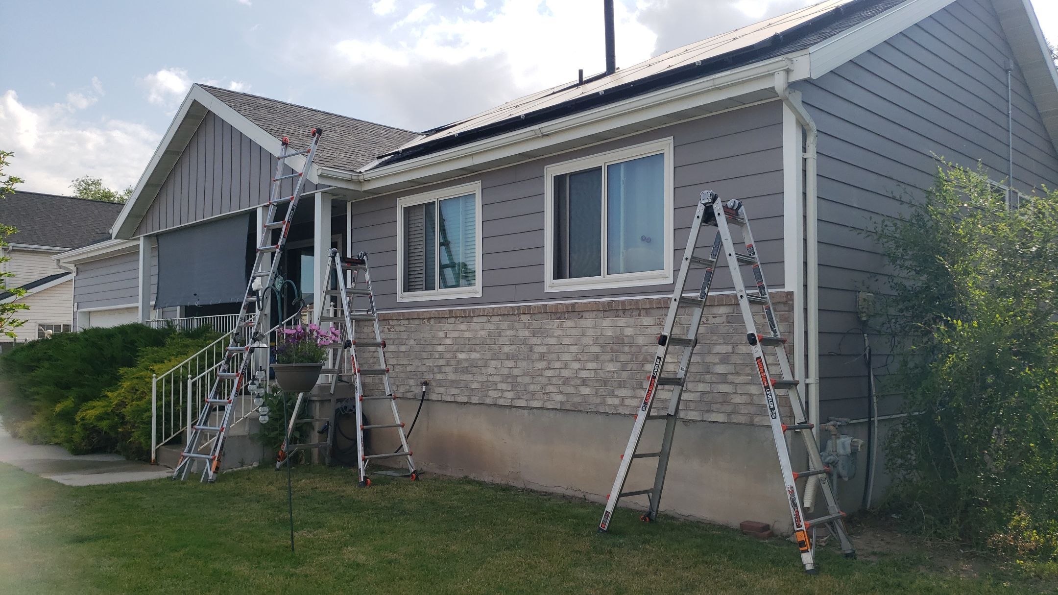 Project in Salt Lake City by Emerald Gotcha Gutters 
