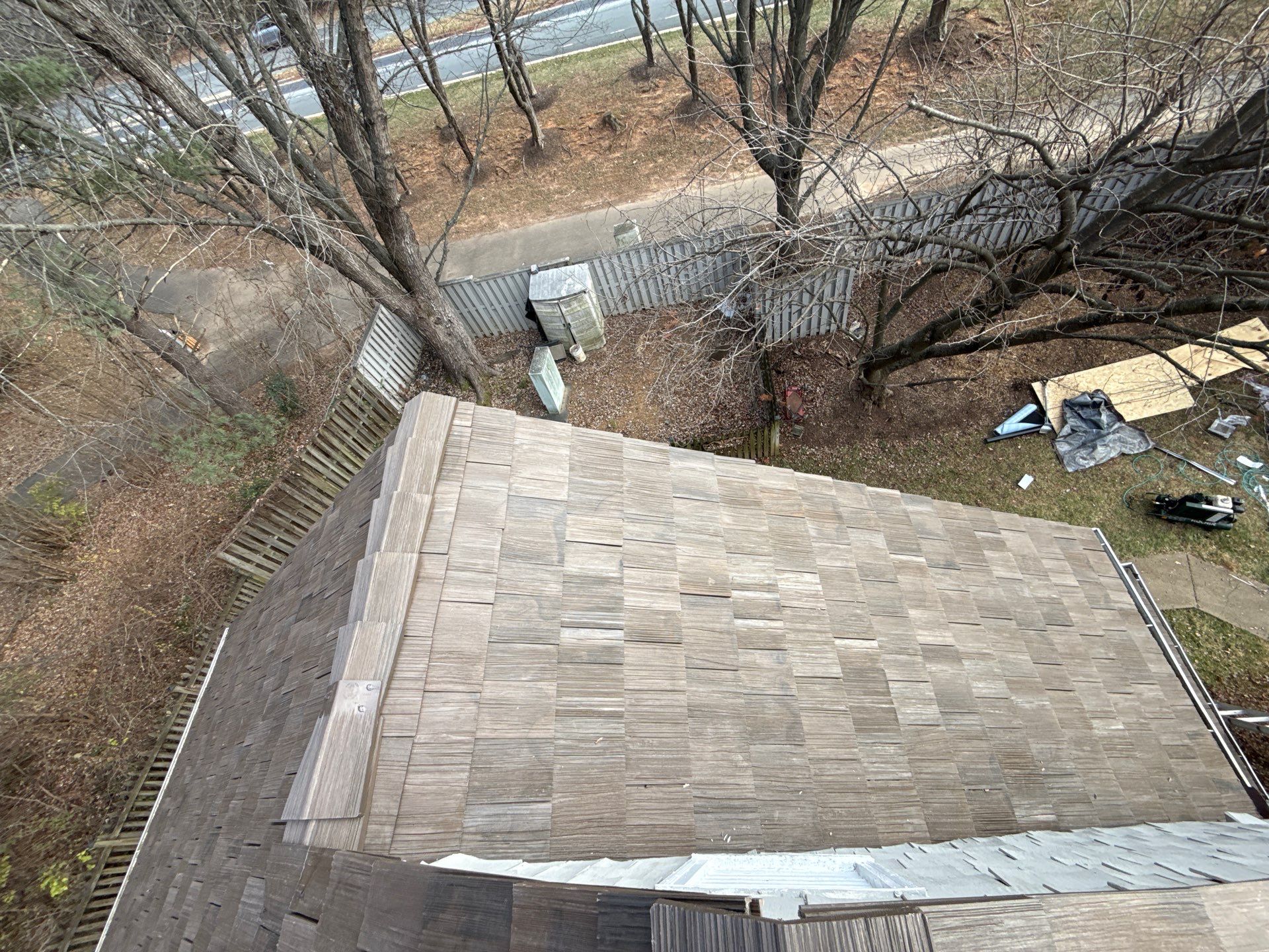 Reston :  Residential Roof Replacement with Brava Synthetic Cedar Shake Class C Natural  by RM Banning, Inc.