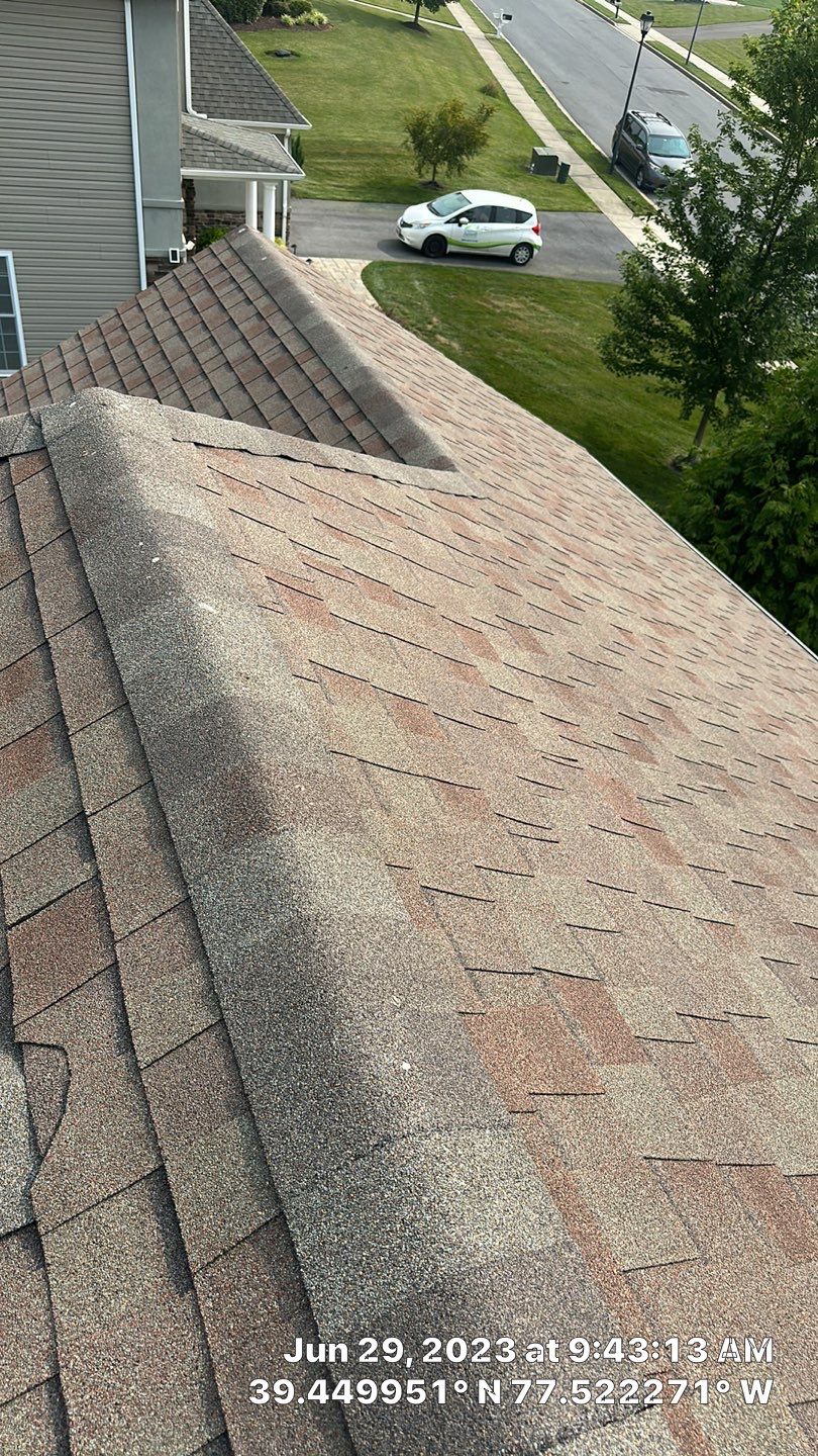 Residential Roofing Repair using CertainTeed Landmark Weathered Wood Architectural Shingles by Frederick Roof Repair