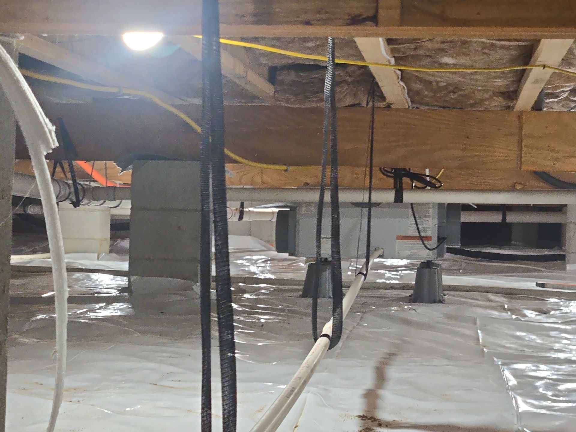 Project in Smithfield by Patriot Crawl Space Repairs