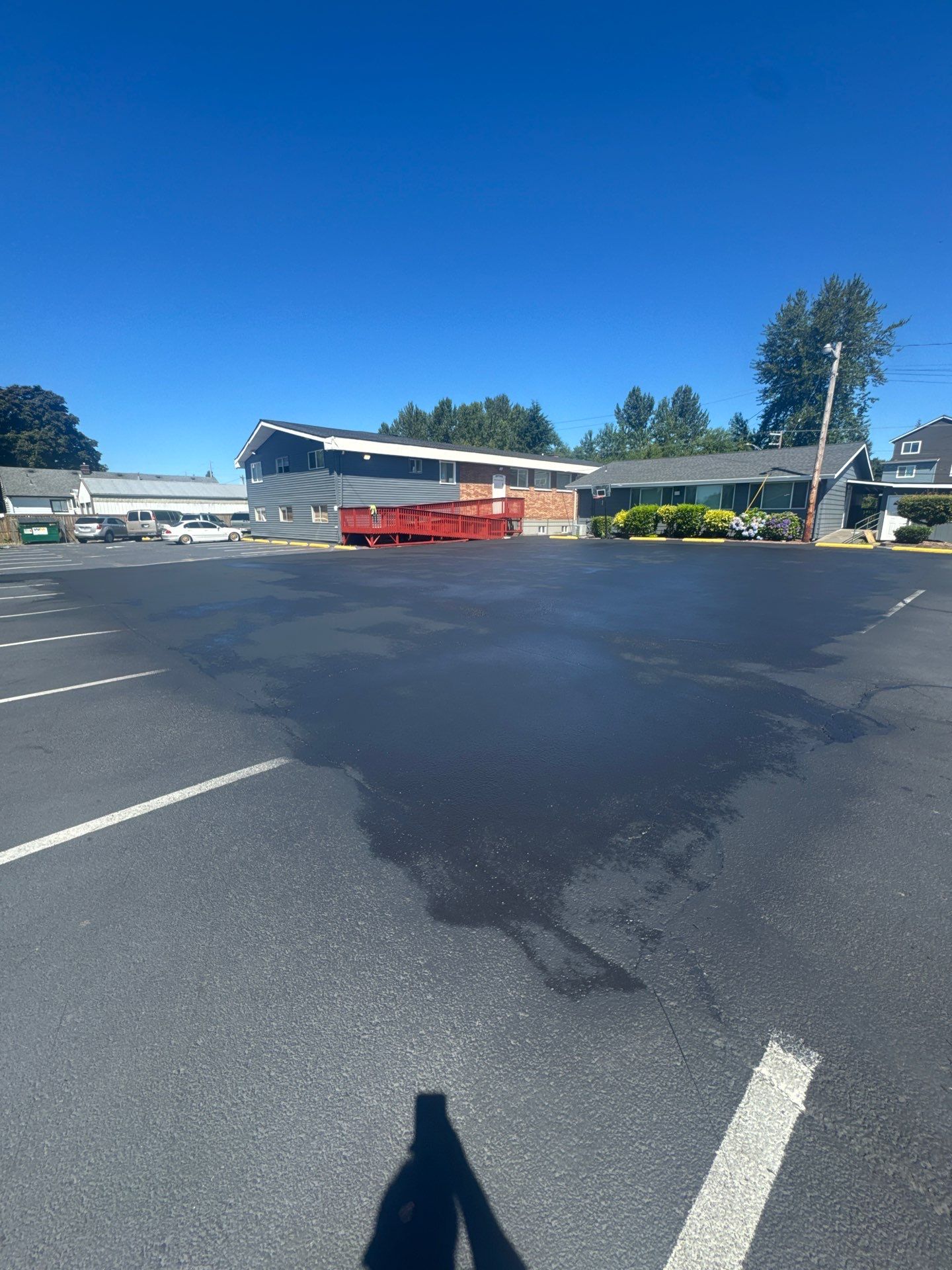 Parking Lot Sealcoat & Striping Repair   by Jireh Asphalt & Concrete Inc 