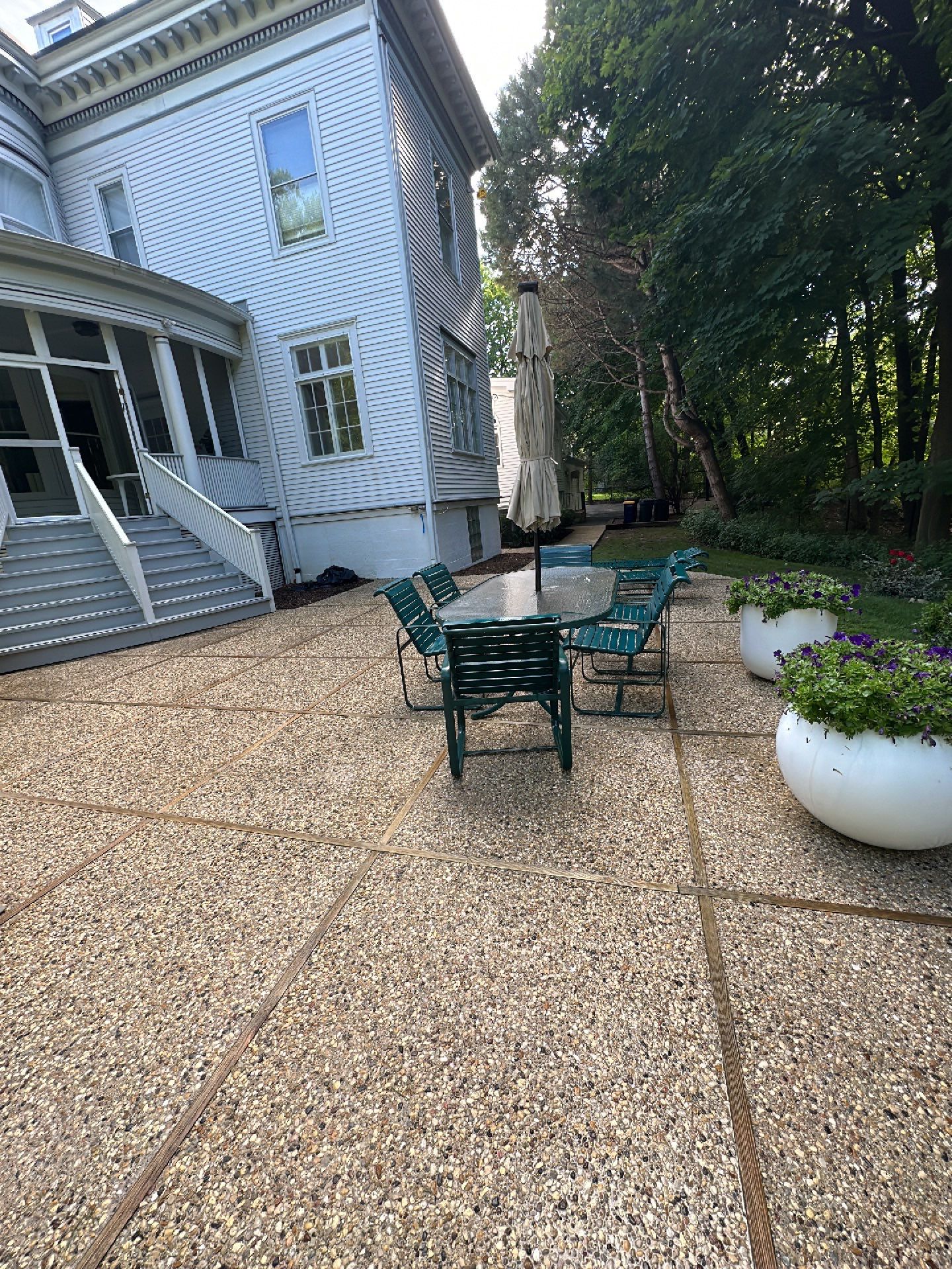 Housewashing  using Algaecide, soft wash soap by Northern Power Washing LLC.