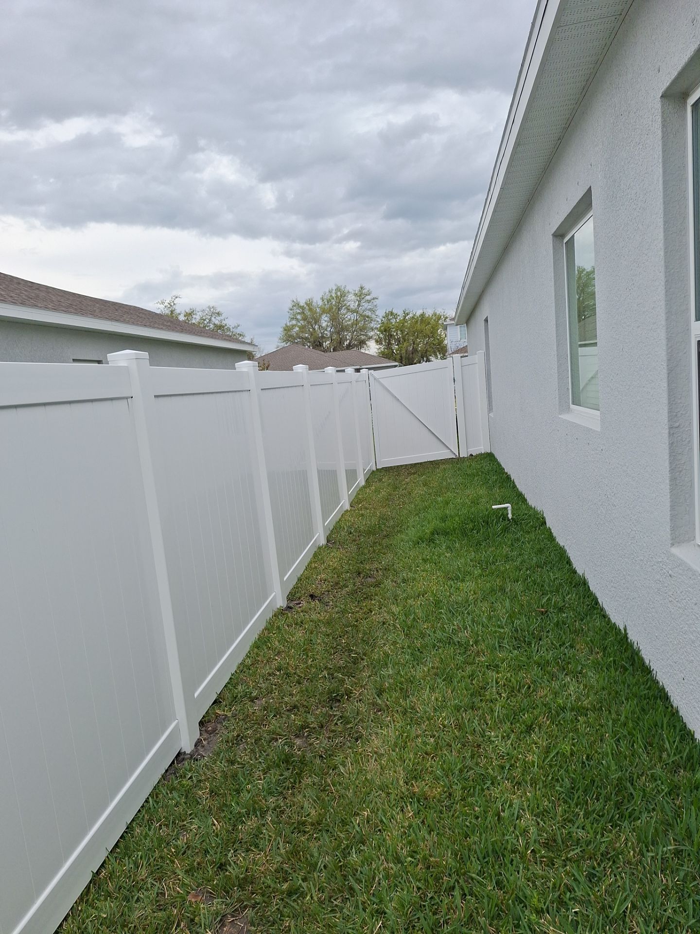 Vinyl Fence Installation using Vinyl Fence and Black 3 Rail Aluminum Fence  by Asap fence and gates, LLC