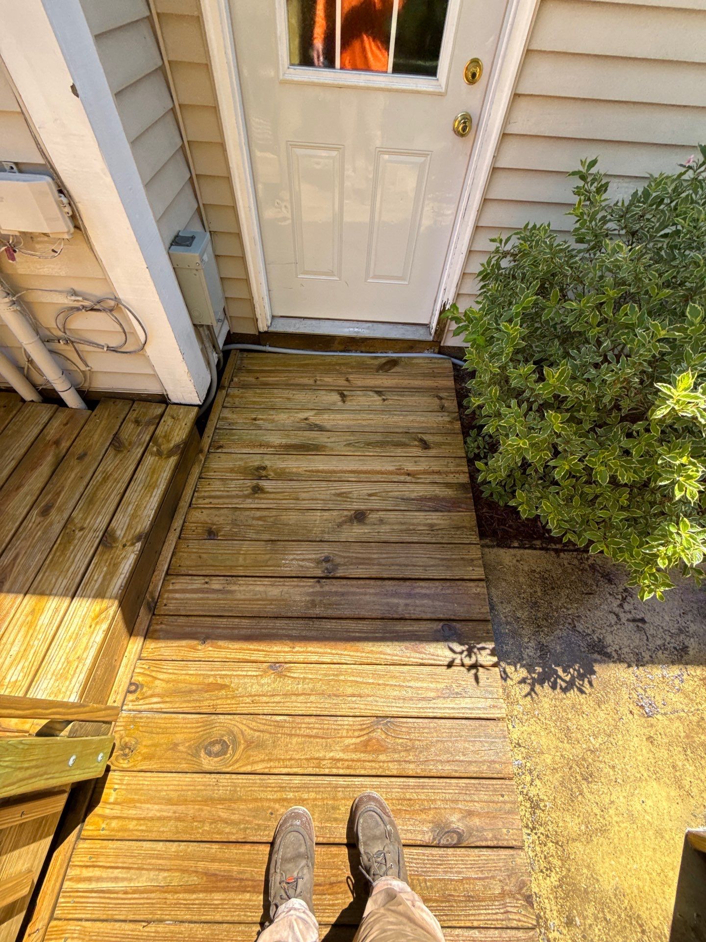 Deck Wash & Stain Transformation | Spring Lake, Michigan by Gordon Painting