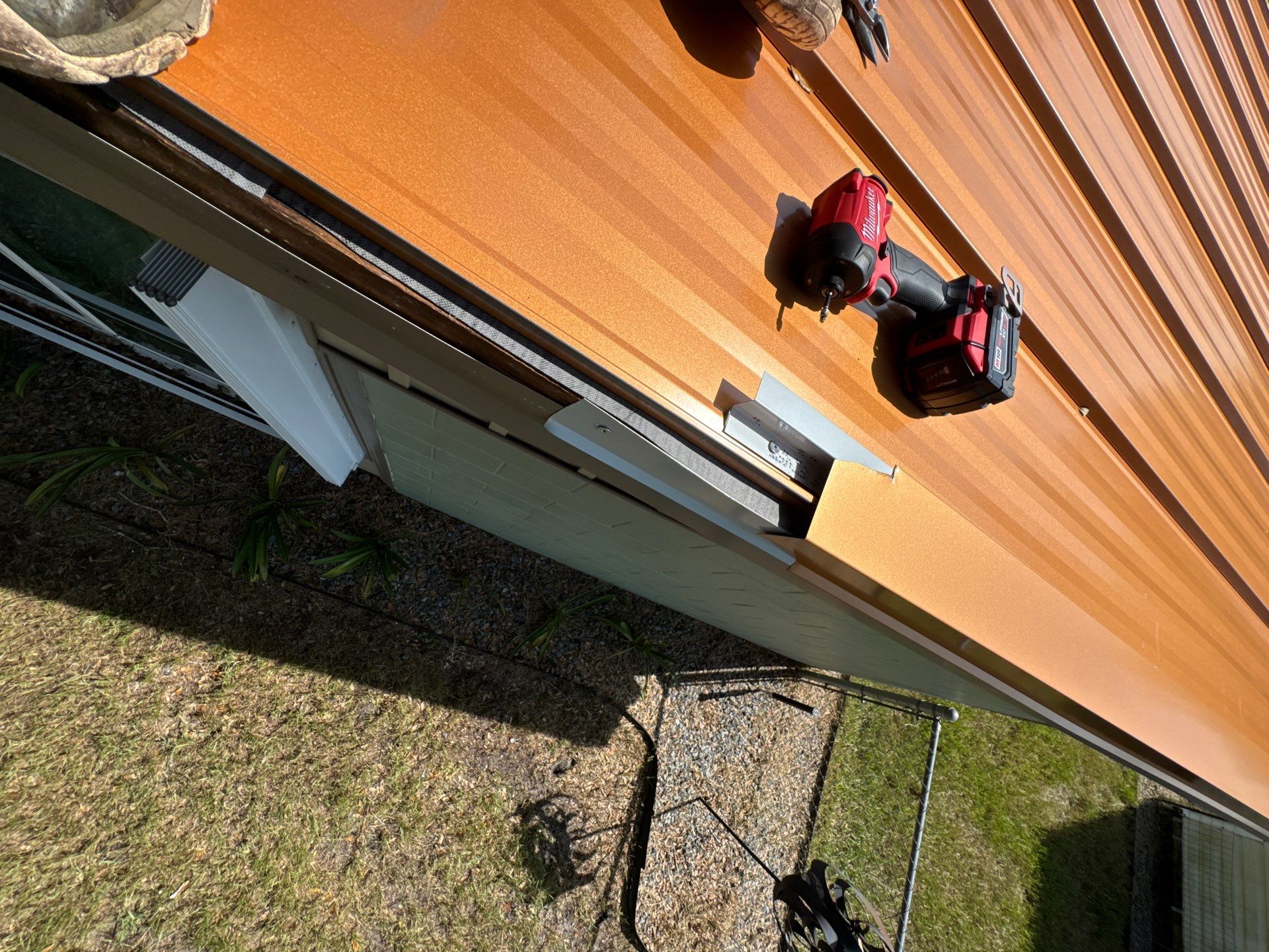 Standing Seam Metallic Copper Metal Roof Replacement in Deltona by Pinnacle Roofing Group