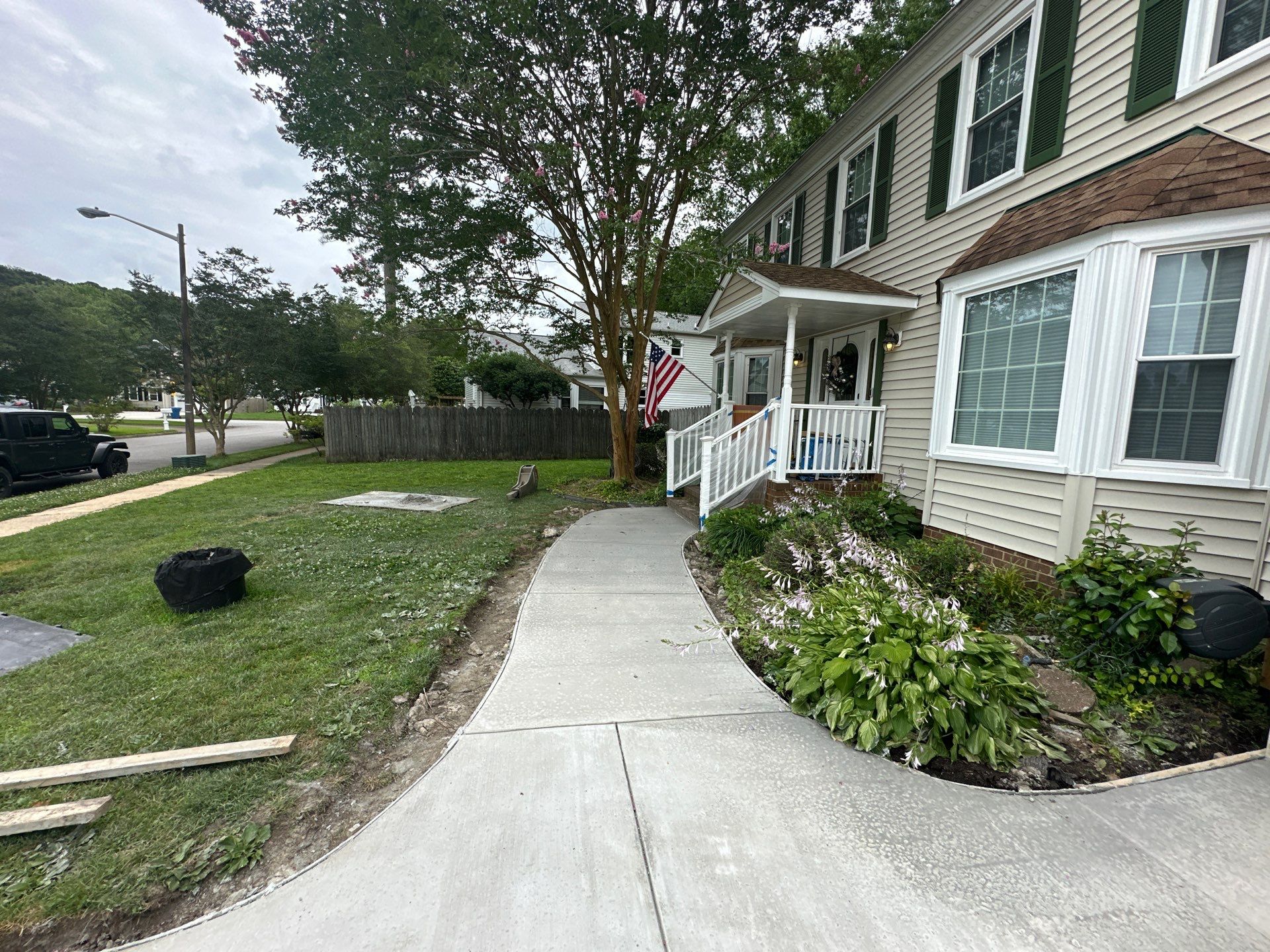 Project in Virginia Beach by Sam The Concrete Man Virginia Beach