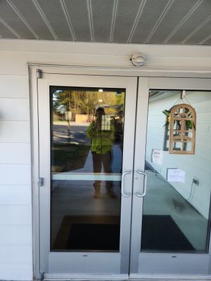 Replaced Broken Door Glass