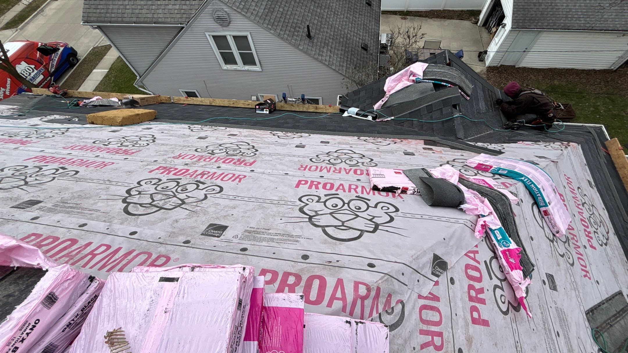 Roof Replacement using Owens Corning Duration Flex by 180 Contractors