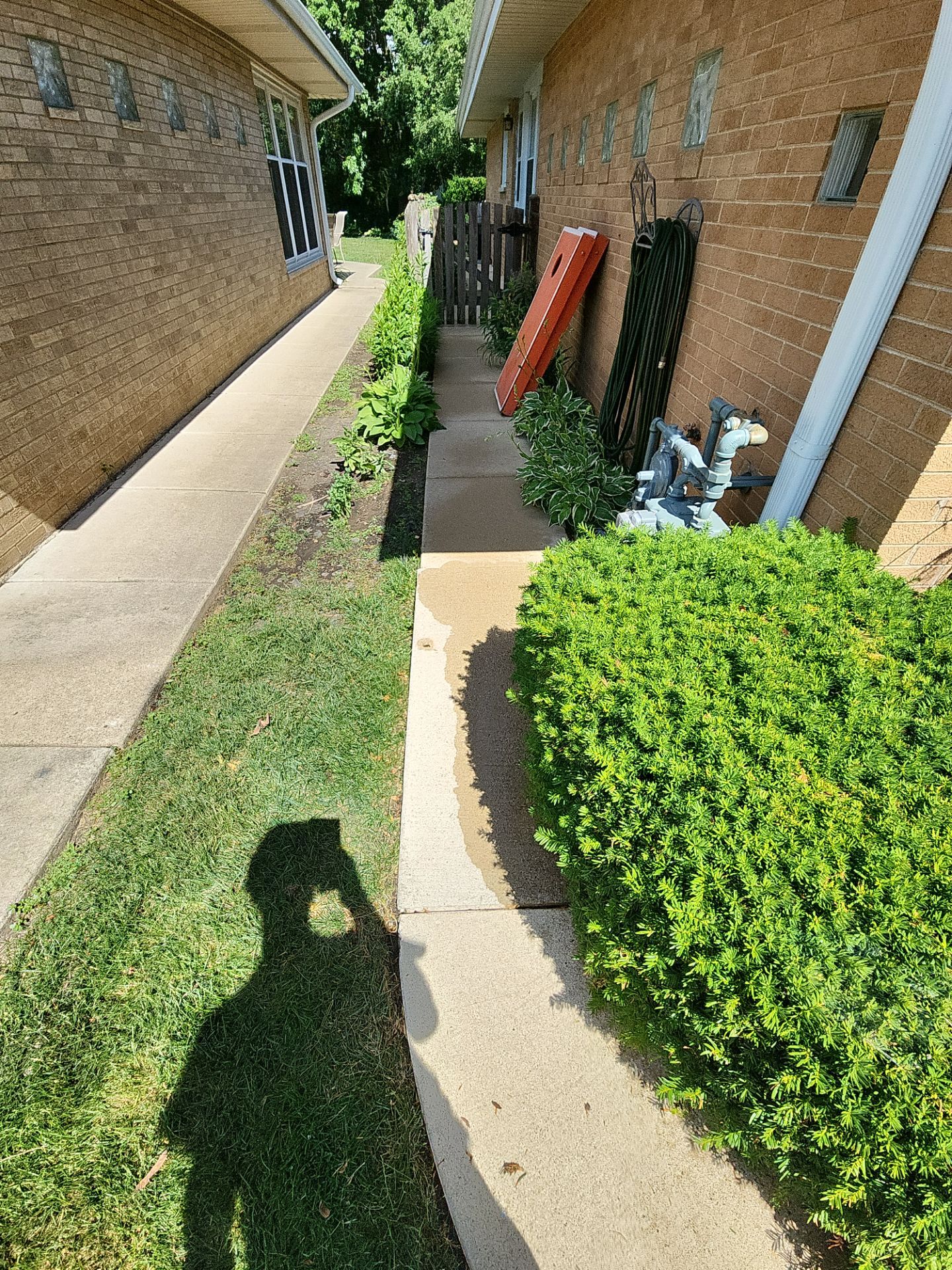 Brick paver cleaning  by Northern Power Washing LLC.