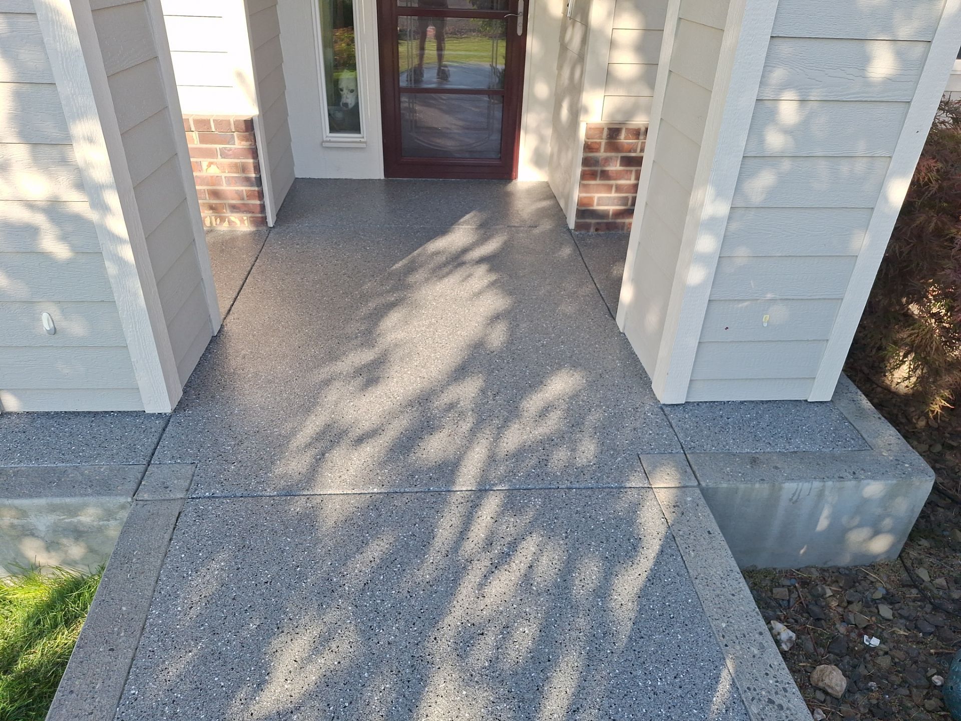 Entryway Transformation using Slate Hybrid by Croc Coatings, LLC
