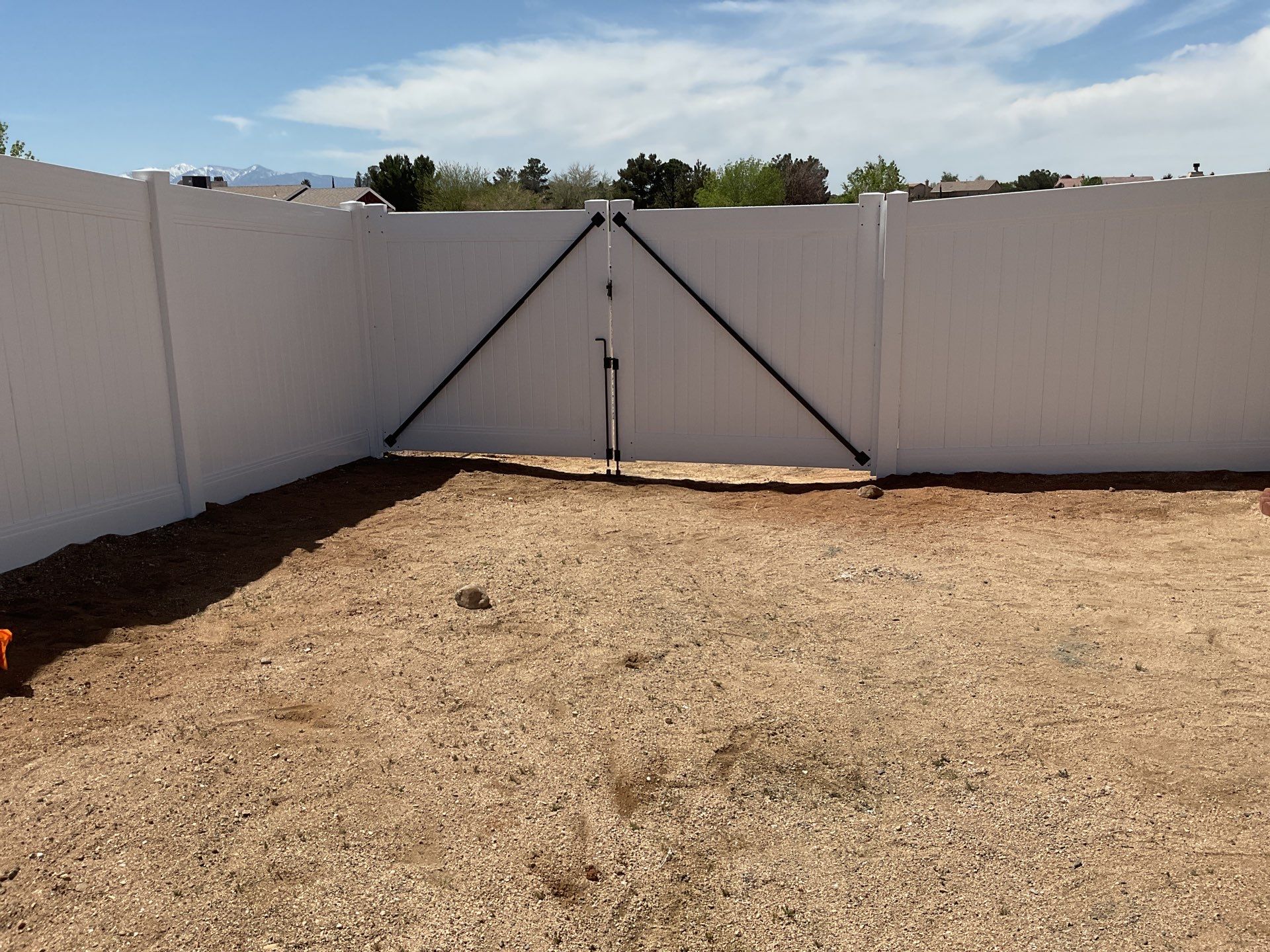 Fence Installation using Vinyl by Fence Guys Inc. 