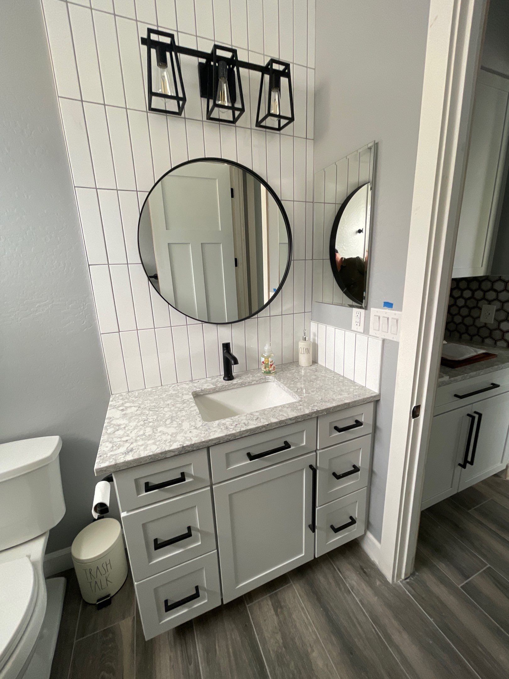 Home Remodel Using Multiple Materials  by Footprints Floors of Chandler 