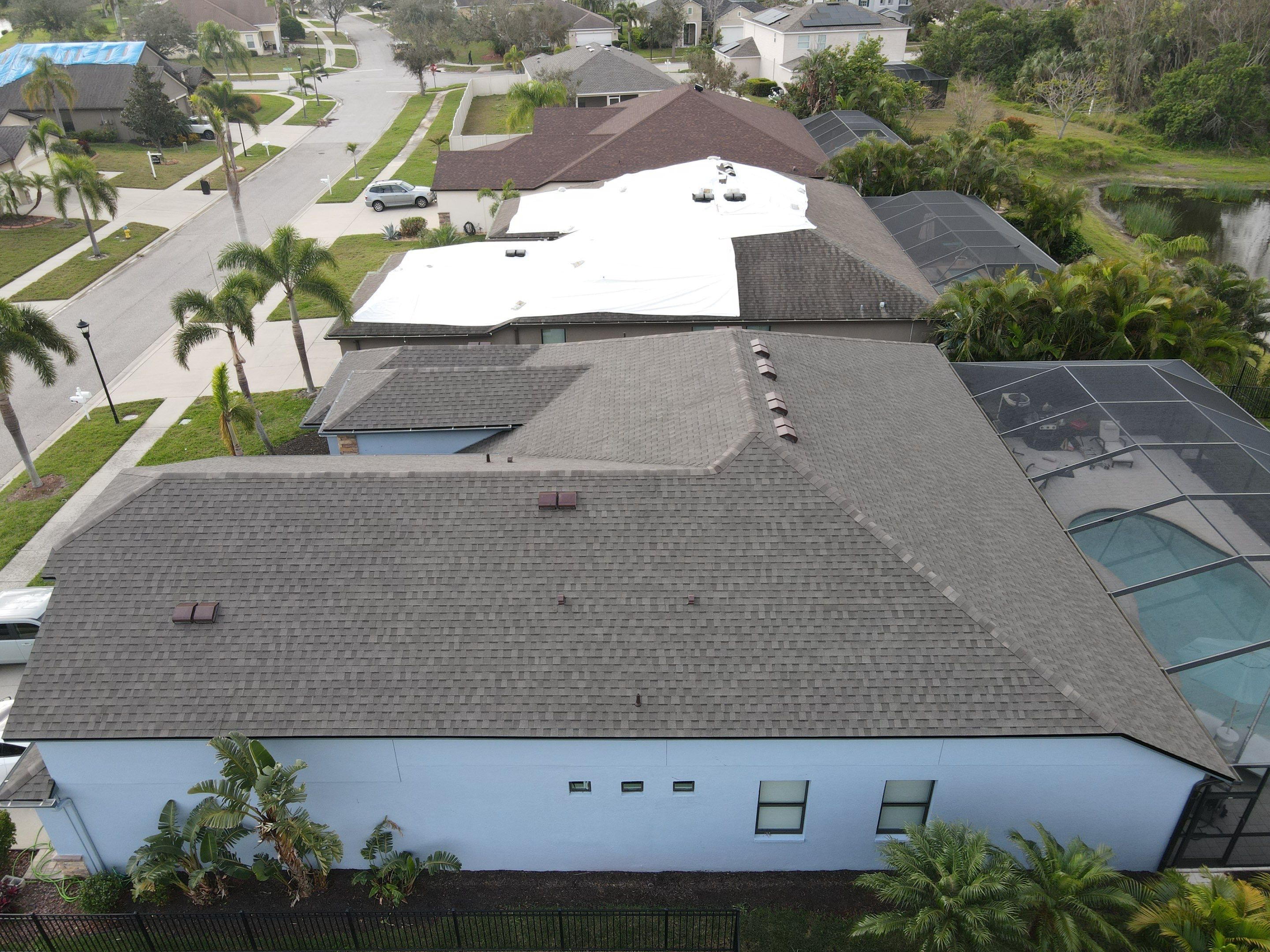 Roof replacement in Apollo Beach, FL. by Steadfast Roofing