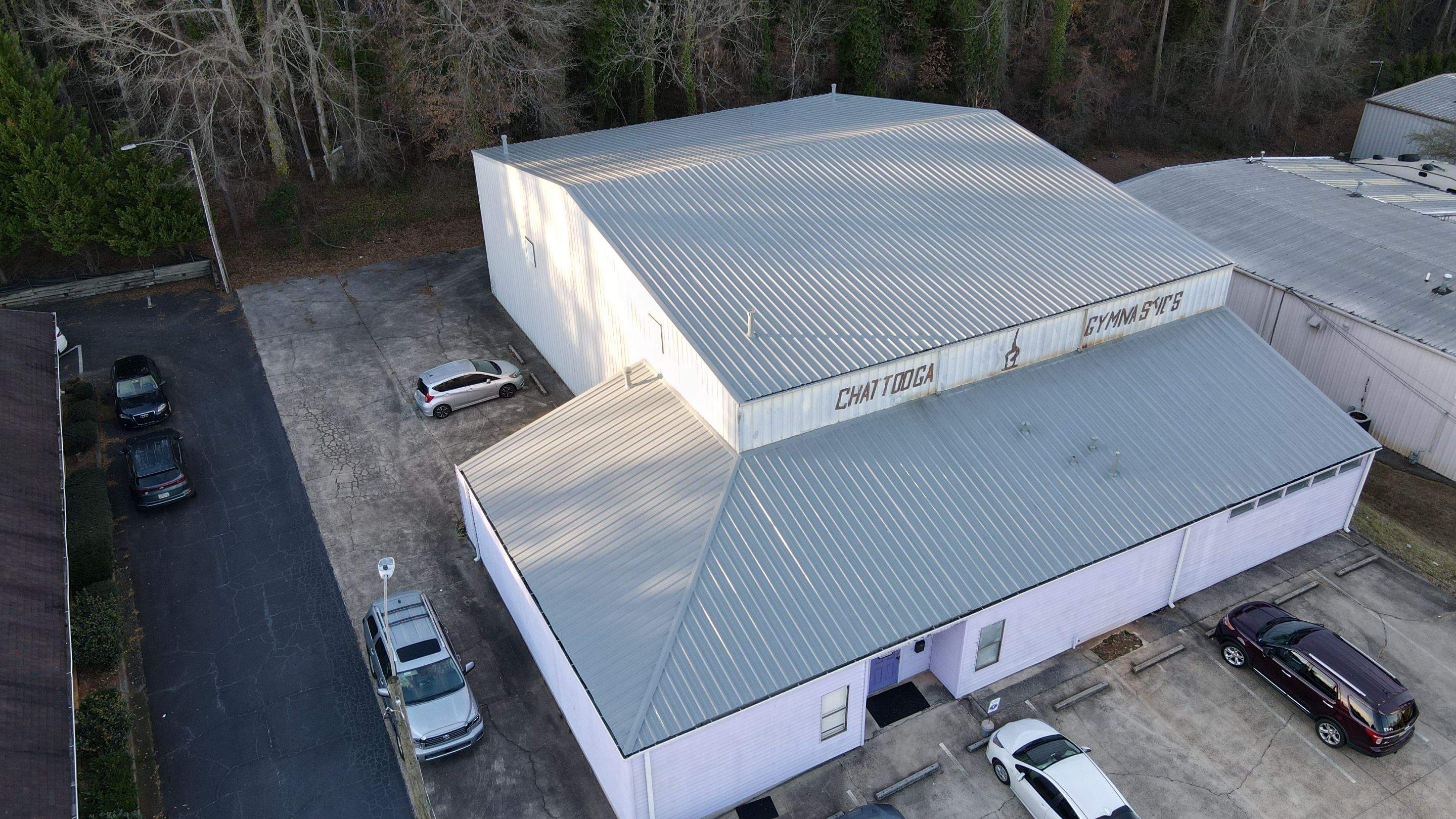 Commercial Coating using Everest Silicone Coating by Georgia Roof Advisors