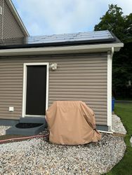 Gutter Cleaning in Andover, NJ — Gallo Bros job photo