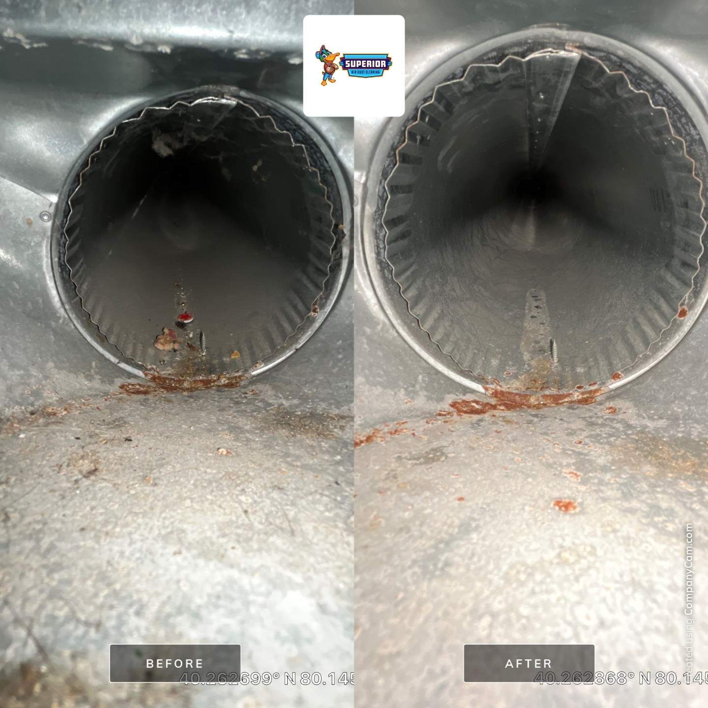 Air Duct Cleaning With a Vacuum Truck in Canonsburg, PA by Superior Air Duct Cleaning