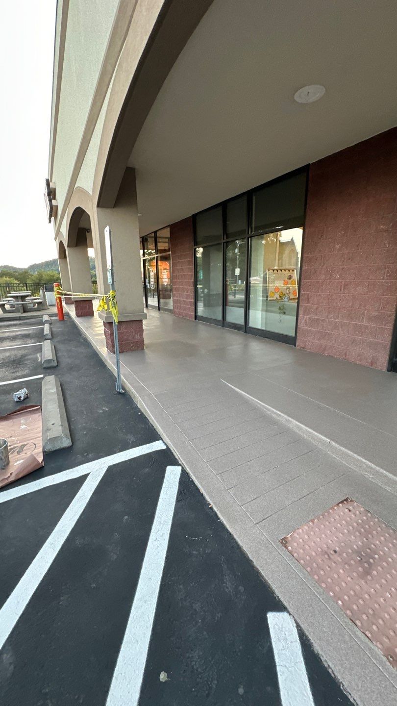 Sidewalk Project in Tarentum by Floors in a Day, Inc