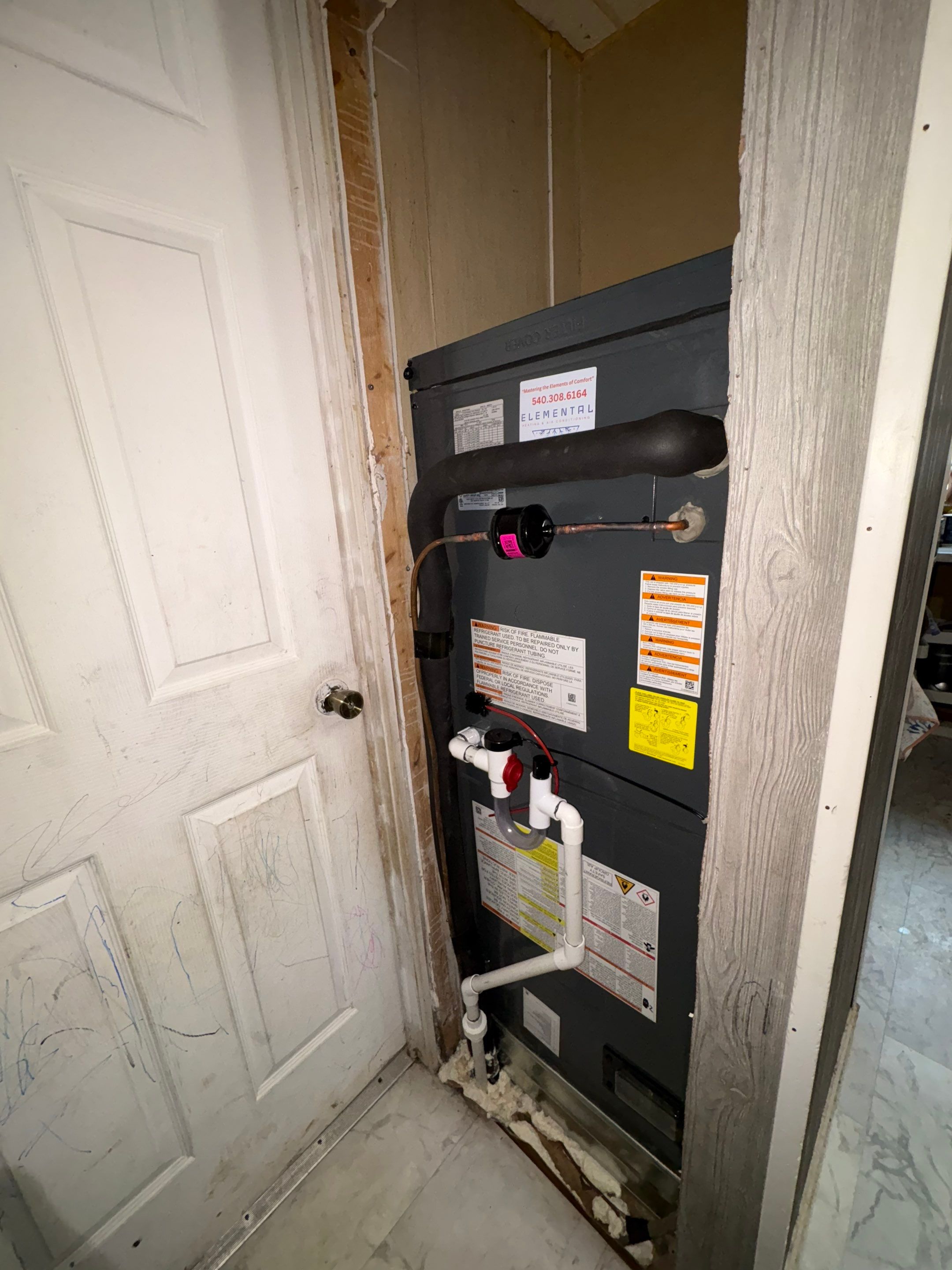 Duct Cleaning and System Install in Harrisonburg by Elemental Heating and air conditioning LLC