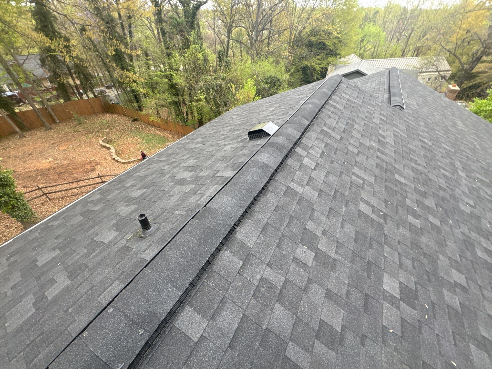 IKO Cambridge Architectural Shingle in the color of Black by H&S Roofing and Gutter