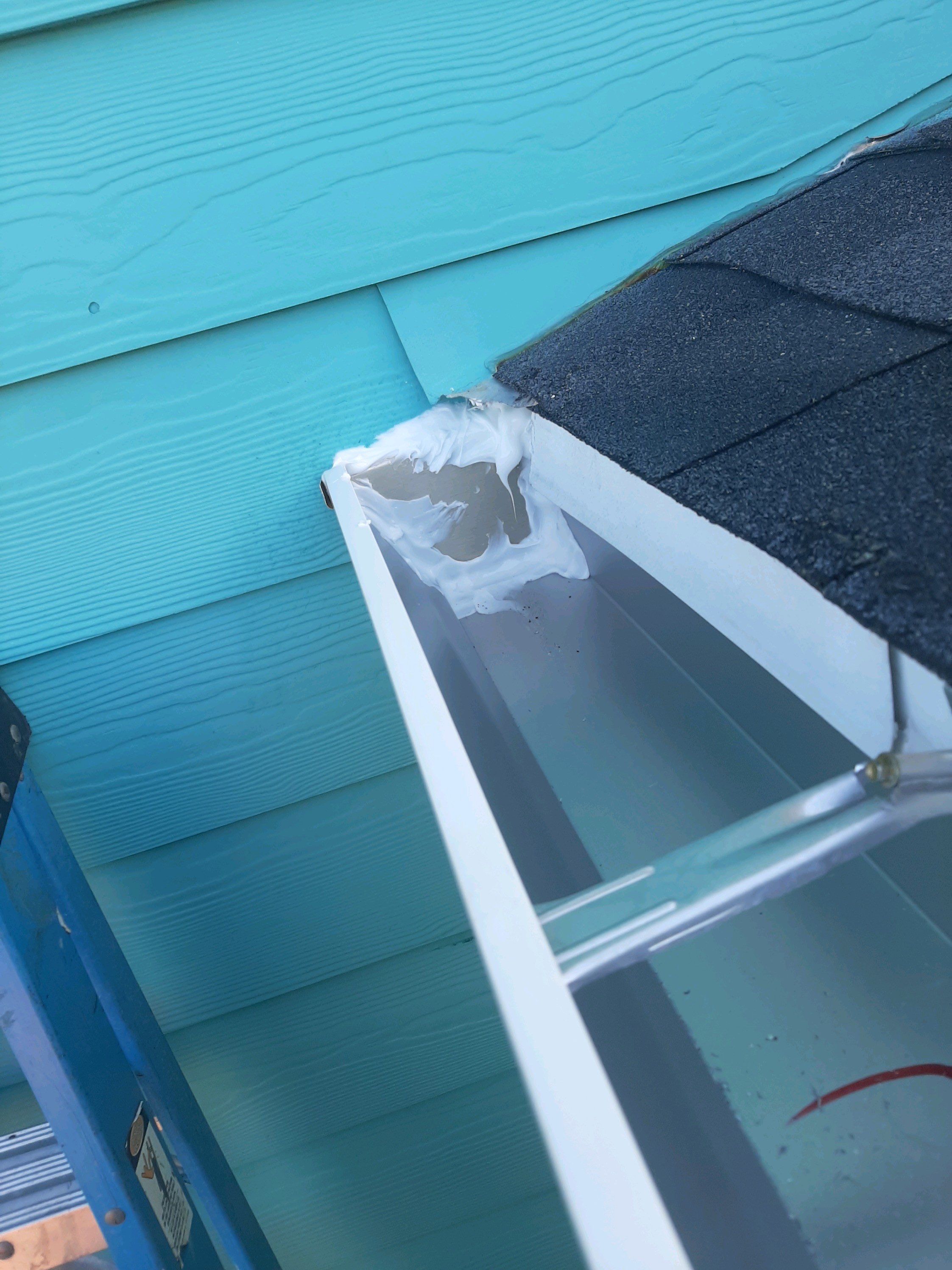 Seamless Gutter Installation using White K-Style Gutters by Gutter Professors