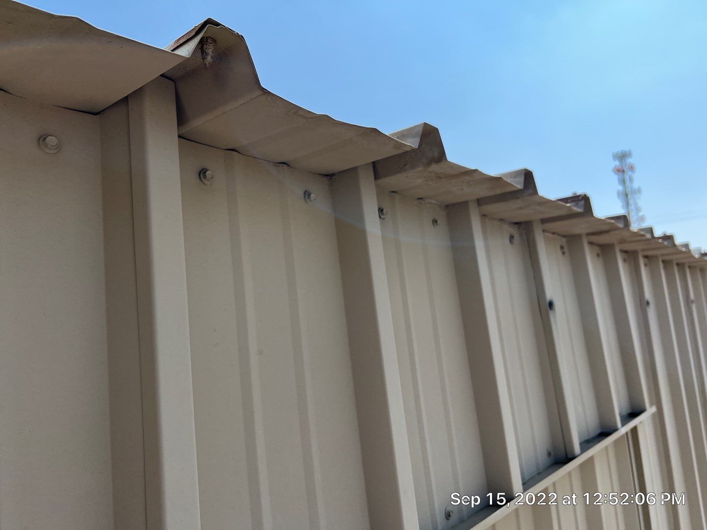 MR Roofing system using Conklin Benchmark/PUMA XL fabric and coating by Straight Edge Roofing Inc