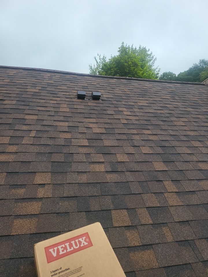 Residential Roofing Installation using Owens Corning Duration Brownwood by A Plus Exterior