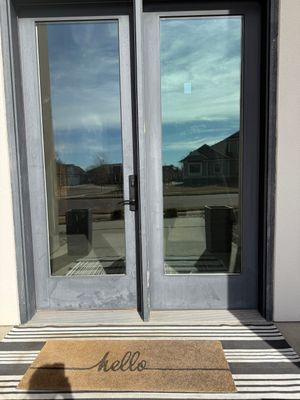 Modern Residential Exterior Painting and Door Refinishing in Sioux Falls