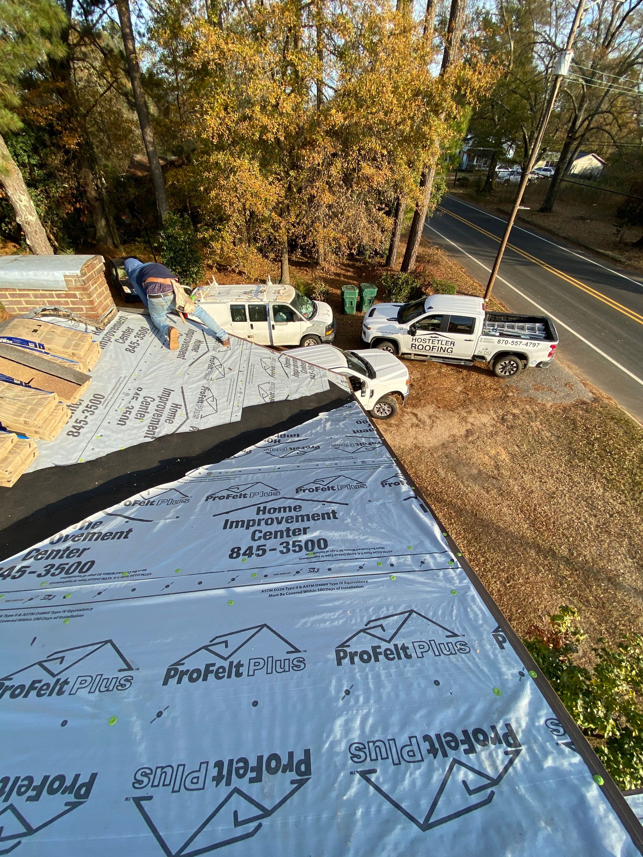 Residential Shingle Reroof using CertainTeed XT25: Resawn Shake by Hostetler Roofing